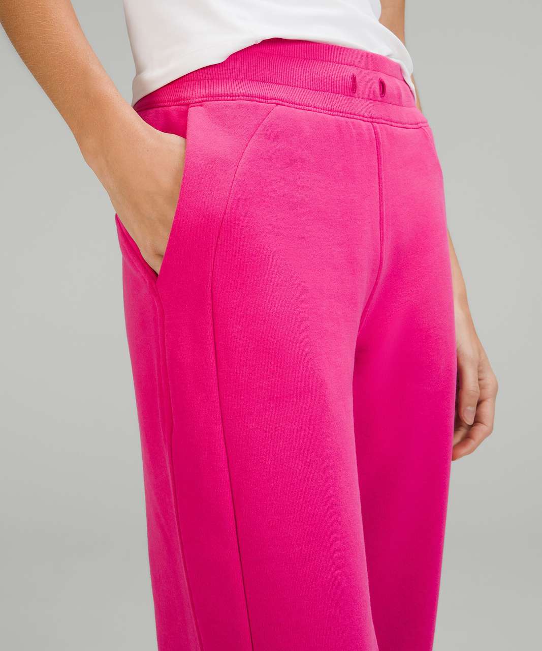 Lululemon Scuba High-Rise Cropped Jogger - Sonic Pink - lulu fanatics