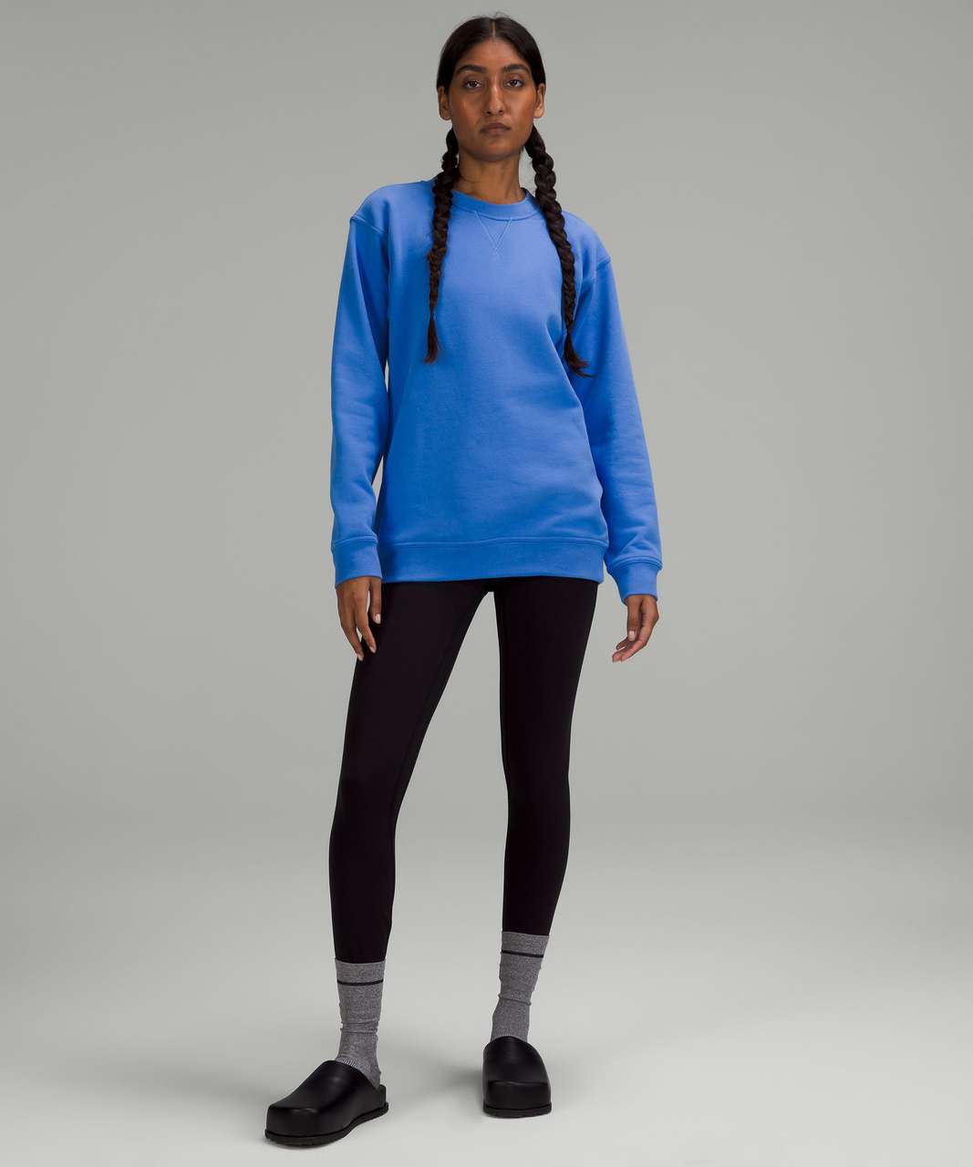 Lululemon All Yours Crew *Fleece - Blue Nile