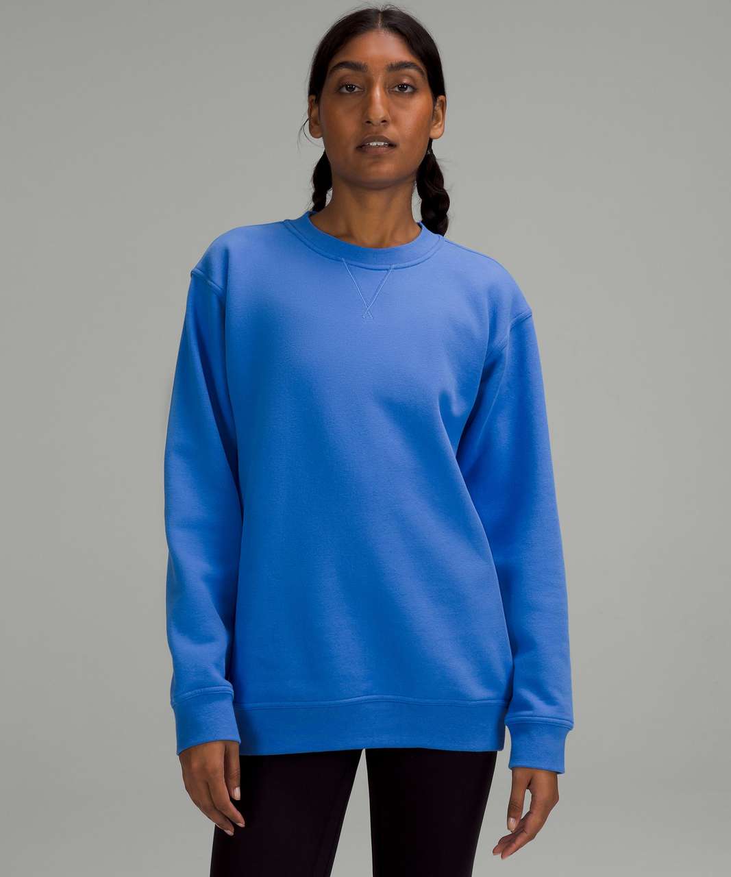 Lululemon All Yours Crew *Fleece - Blue Nile