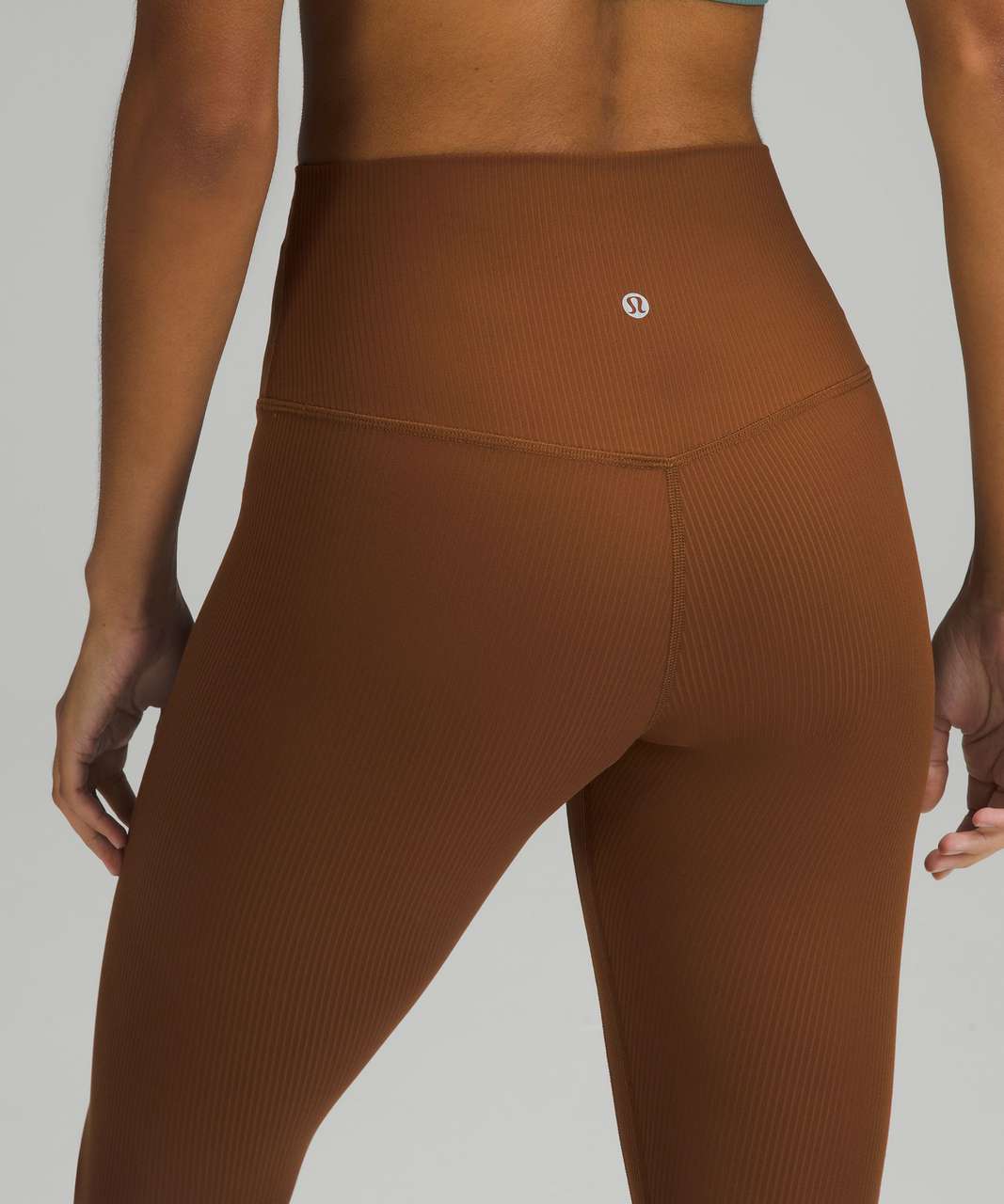 NWT  Lululemon Align High-Rise Crop 21 in Copper Brown Size 20