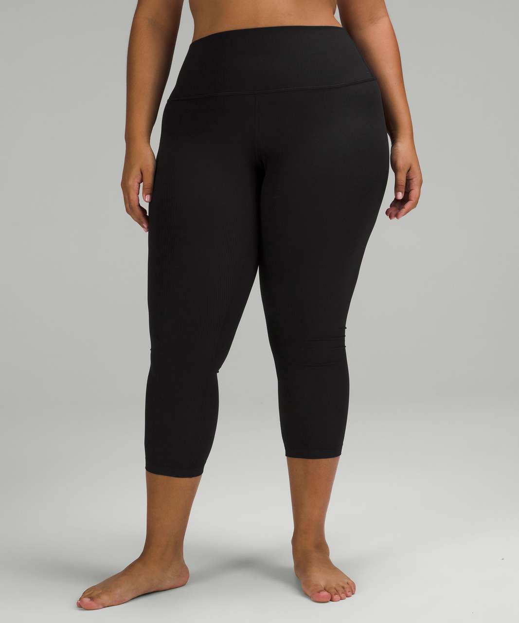 Lululemon Align™ High-rise Ribbed Crop 23 - Black