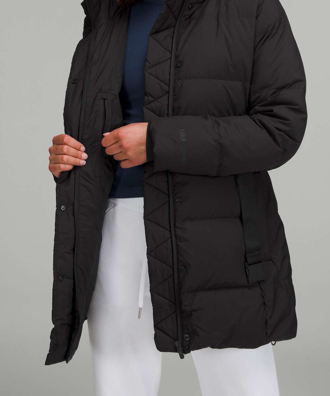 Lululemon Wunder Puff Waist Jacket - Black