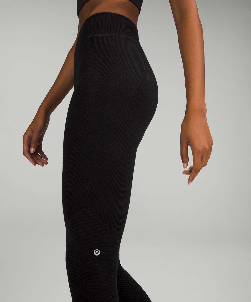 Lululemon Keep the Heat Thermal High-Rise Tight 28 *Colourblock - Black /  Graphite Grey - lulu fanatics