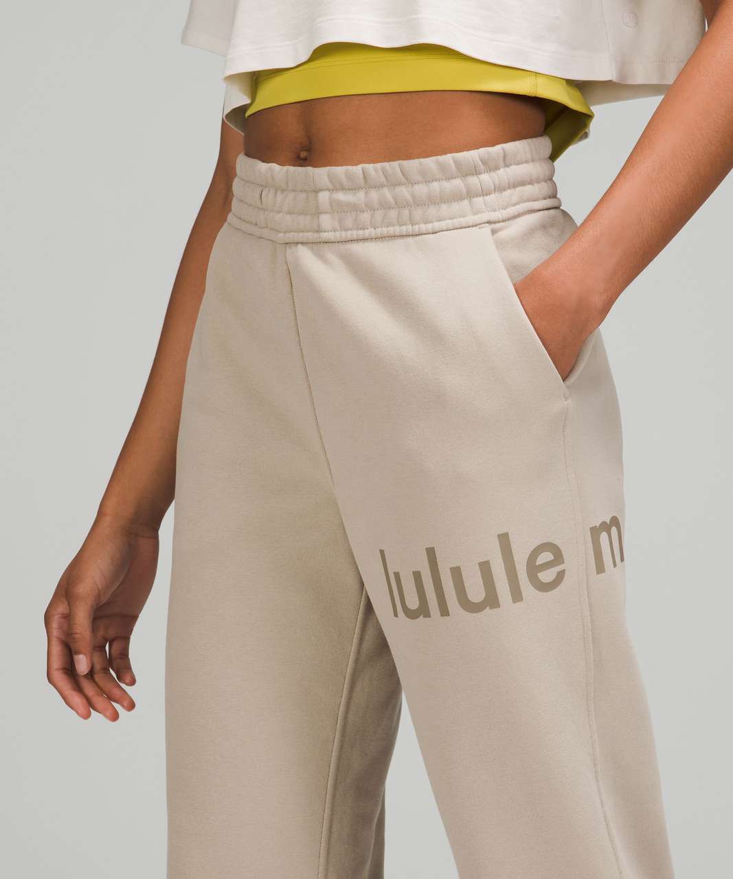 Lululemon Loungeful High-Rise Jogger *Graphic - Raw Linen