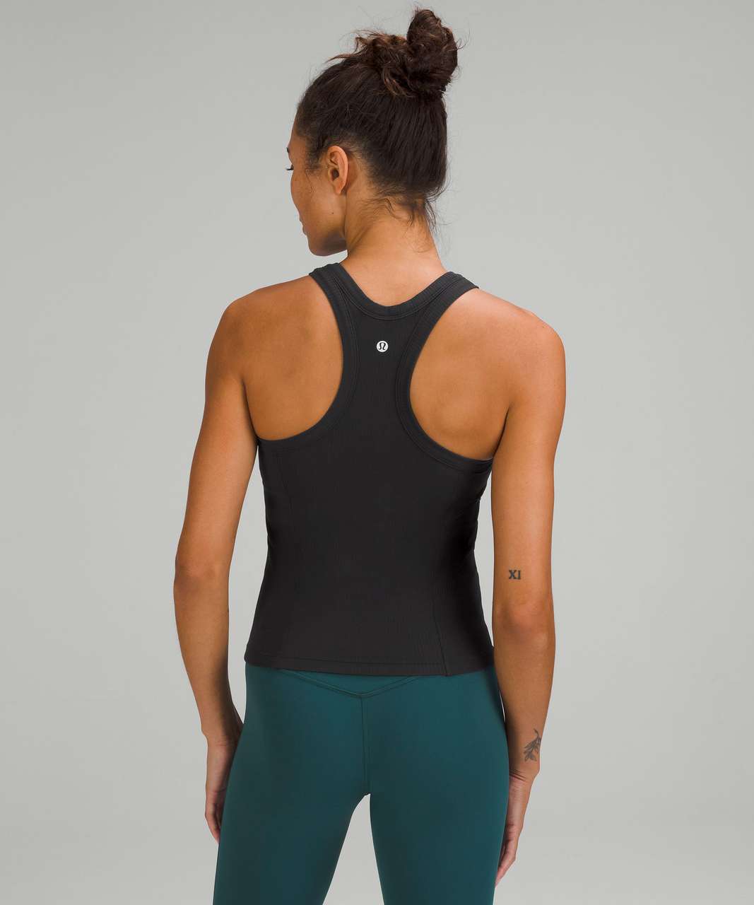 Lululemon Ribbed Nulu Racerback Yoga Tank Top - Black