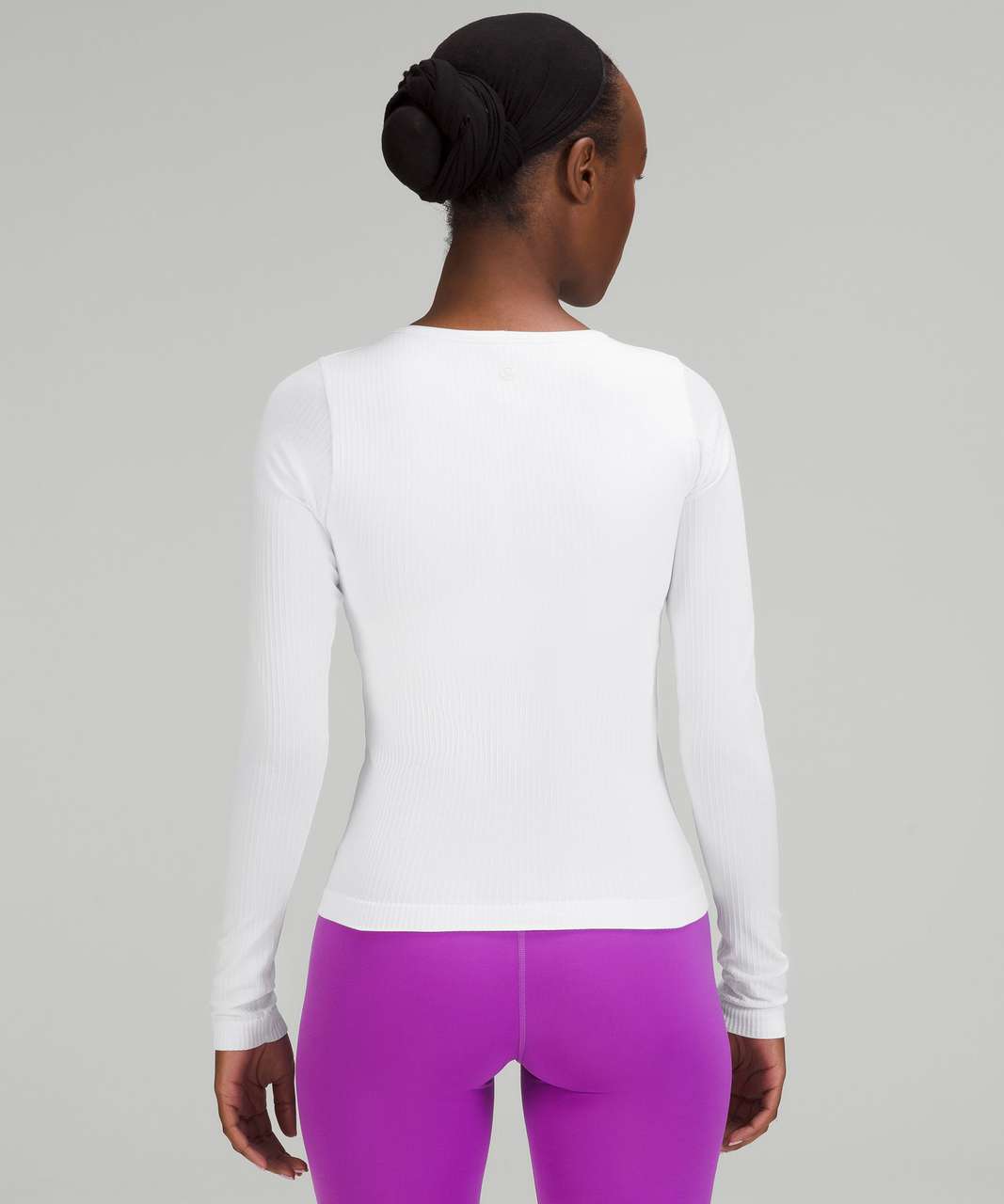 Lululemon Ebb to Street Waist-Length Long Sleeve Shirt - White