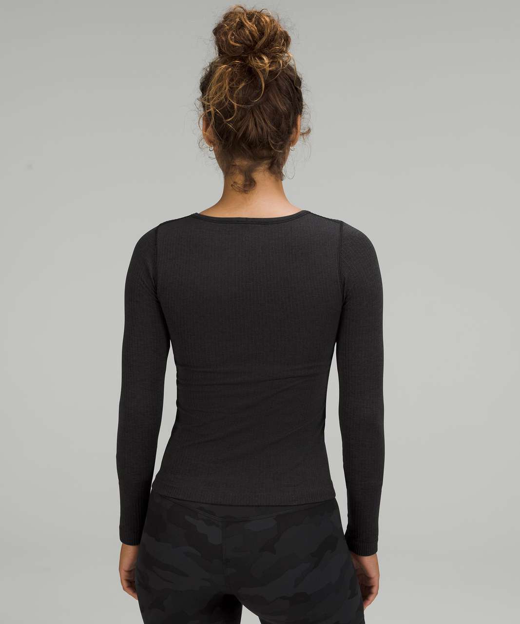 Lululemon Ebb to Street Waist-Length Long Sleeve Shirt - Black