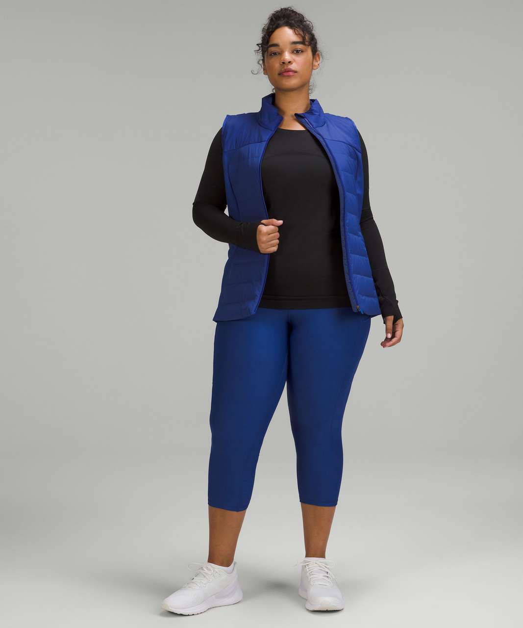 Lululemon Fast and Free High-Rise Fleece Crop 23" - Psychic