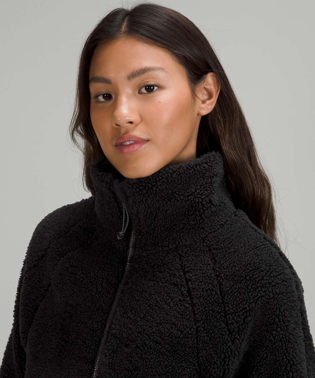 Lululemon Scuba Oversized Fleece Funnel Neck - Black