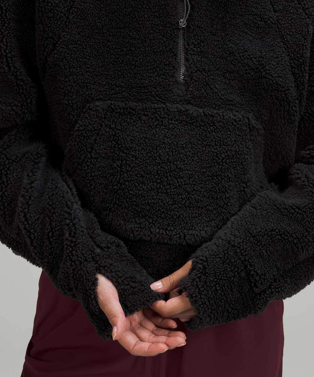 Lululemon Scuba Oversized Fleece Funnel Neck - Black