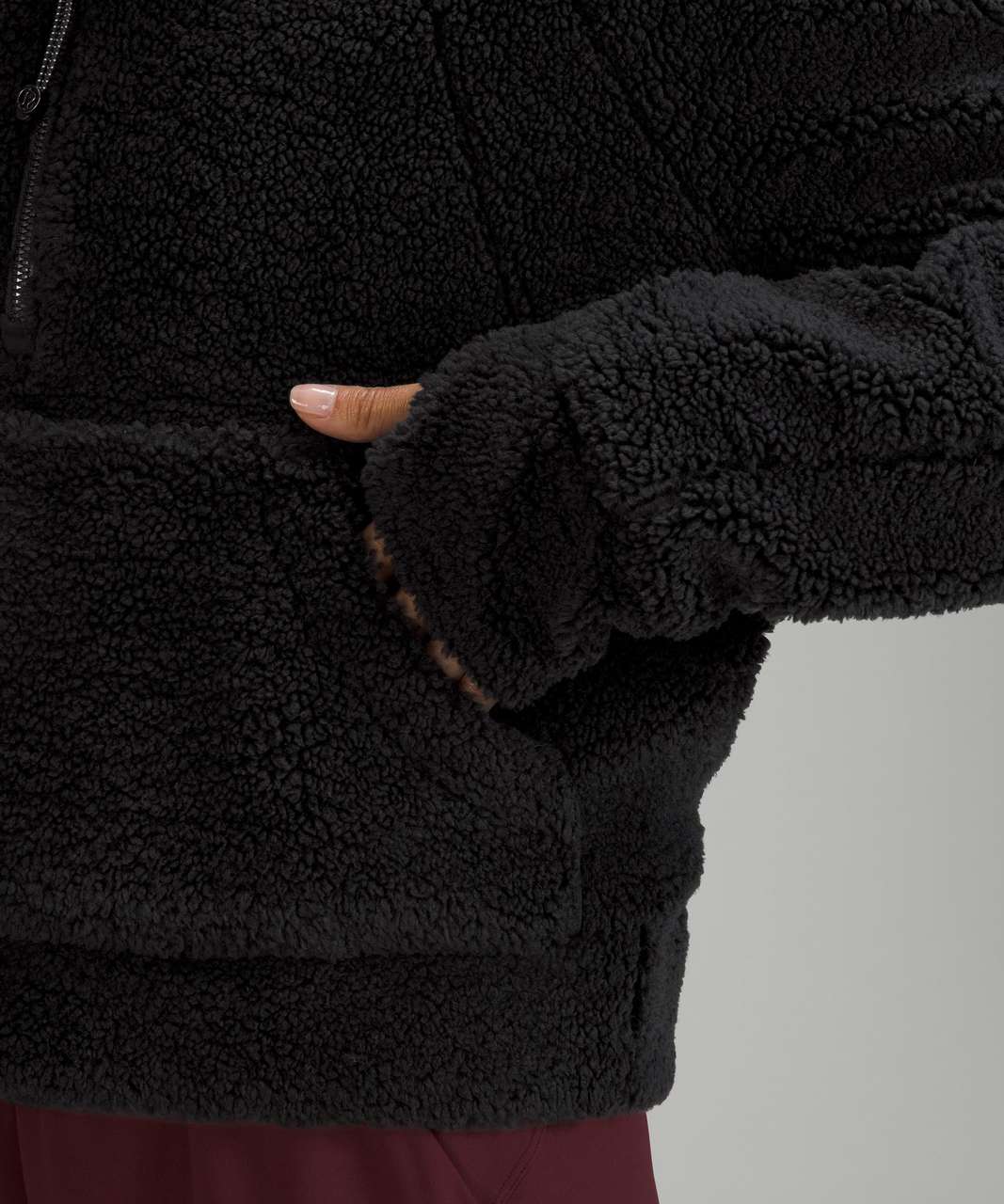 Lululemon Scuba Oversized Fleece Funnel Neck - Black