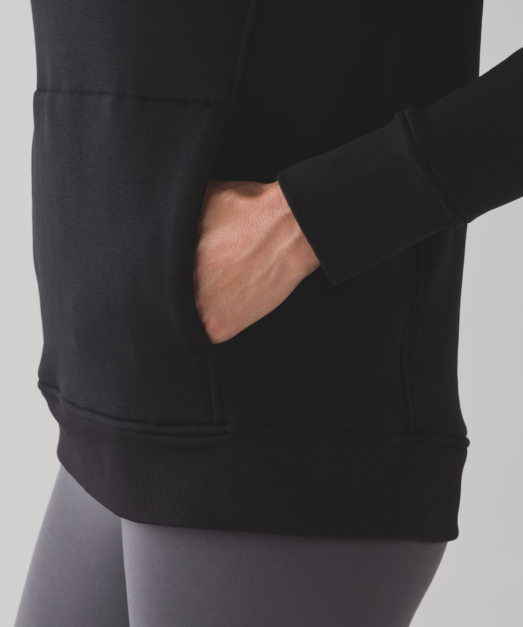 Lululemon Kick The Cold Funnel Neck - Black - lulu fanatics