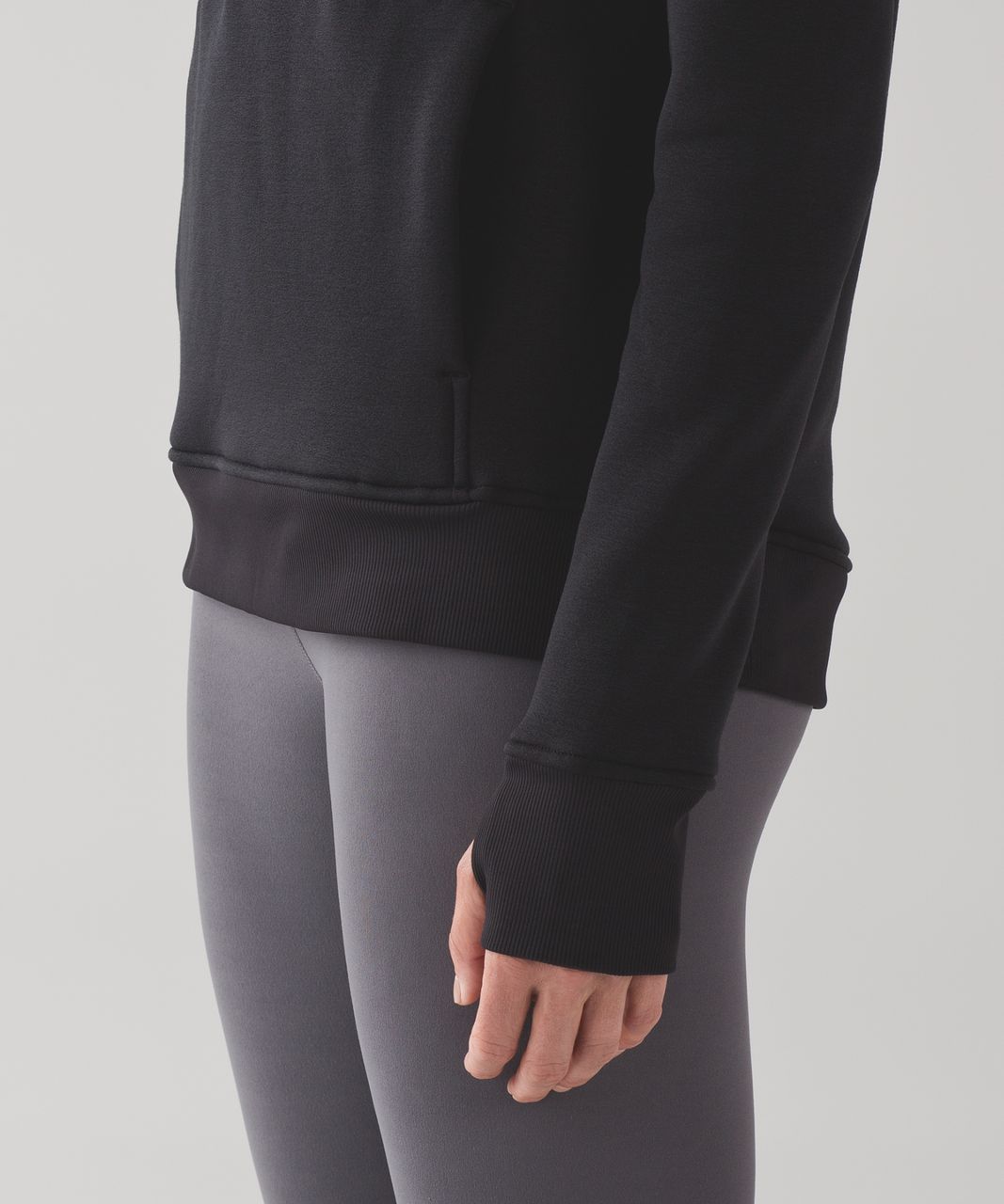 Lululemon Kick The Cold Funnel Neck - Black - lulu fanatics