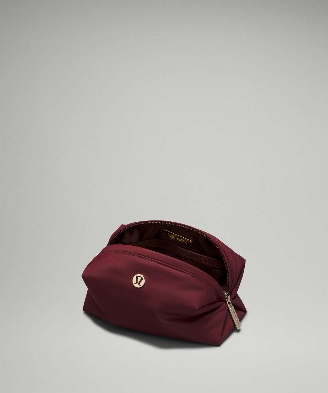 Lululemon Feeling Ready Mini Pouch - Red Merlot / Gold