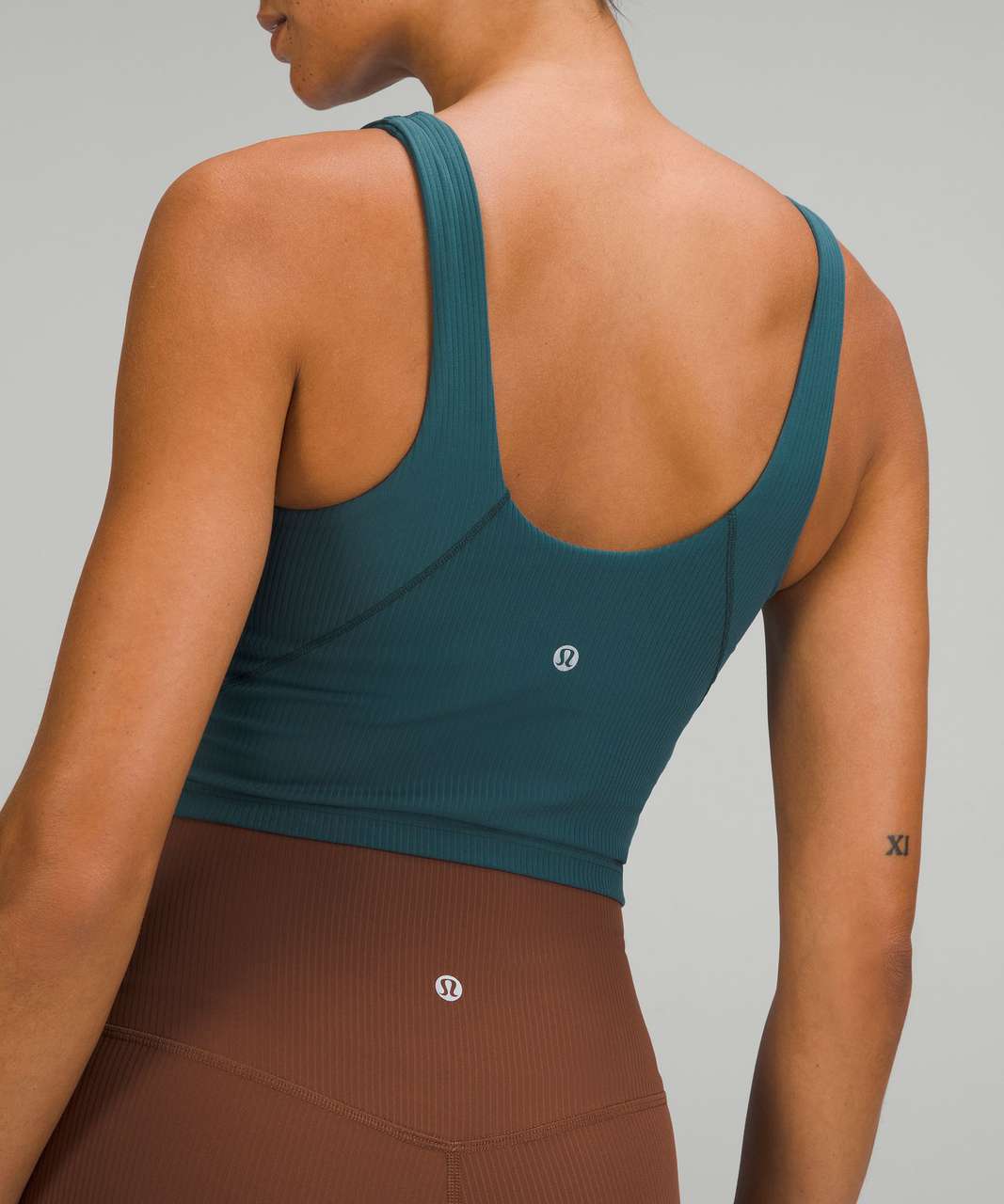 lululemon athletica Aligntm Ribbed Henley Tank Top in Green