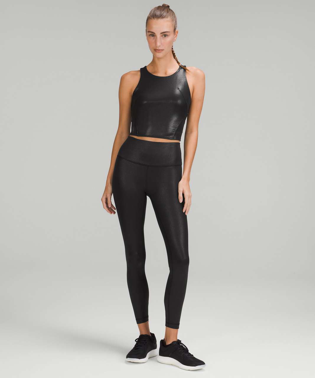 Lululemon Wunder Train High-Rise Tight 25" *Foil - Radiate Foil Print Black