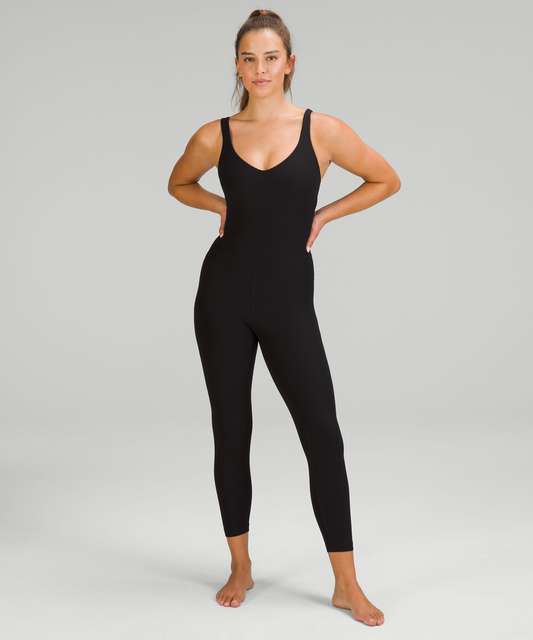 NWT Women's Lululemon Align Bodysuit 25” BRZG Green One Piece Sz