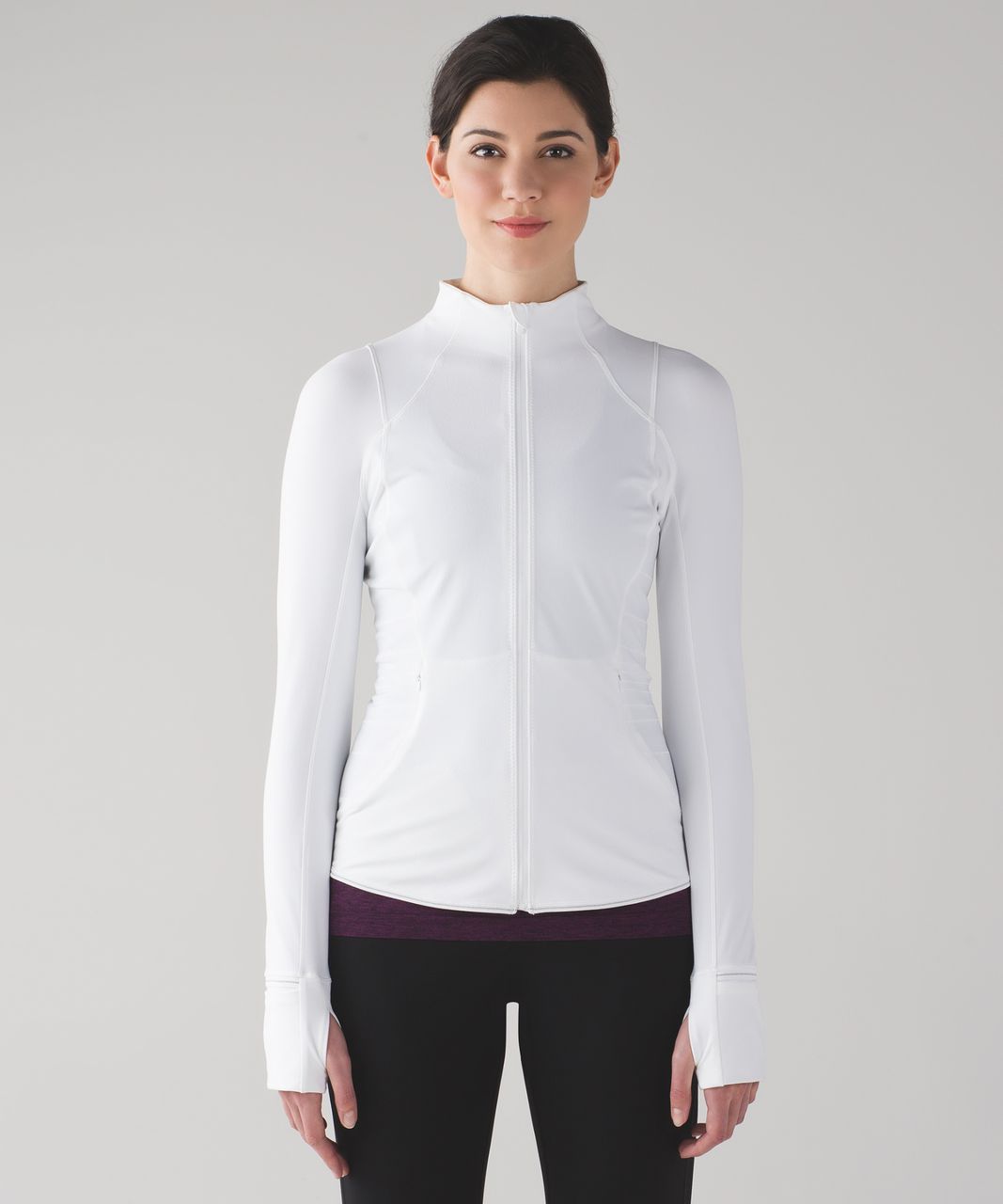 Lululemon Fresh Tracks Jacket - White - lulu fanatics