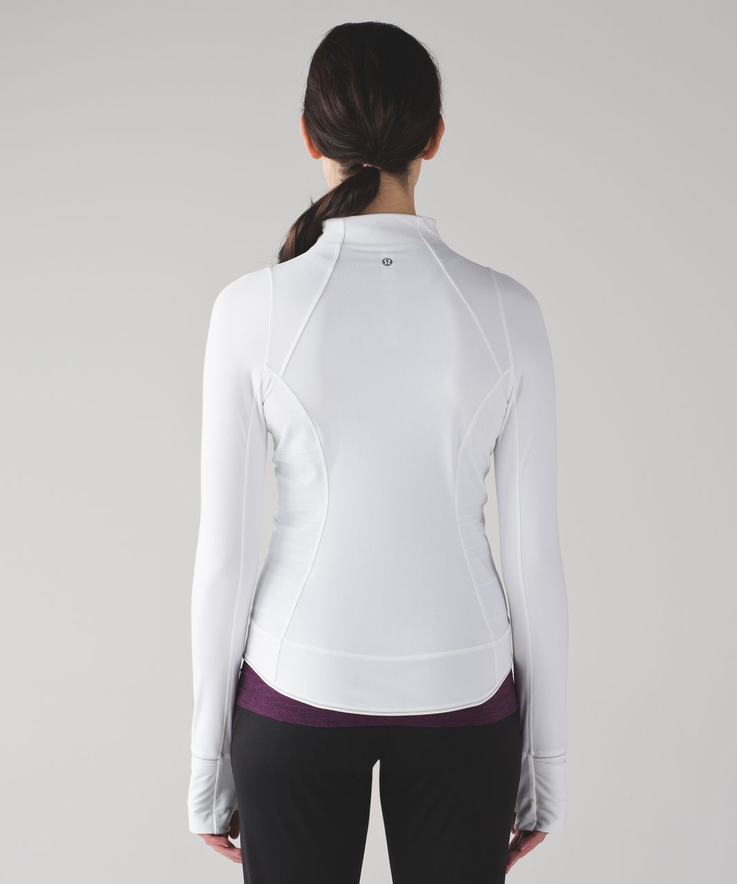 Lululemon Run For Cold Jacket - White - lulu fanatics