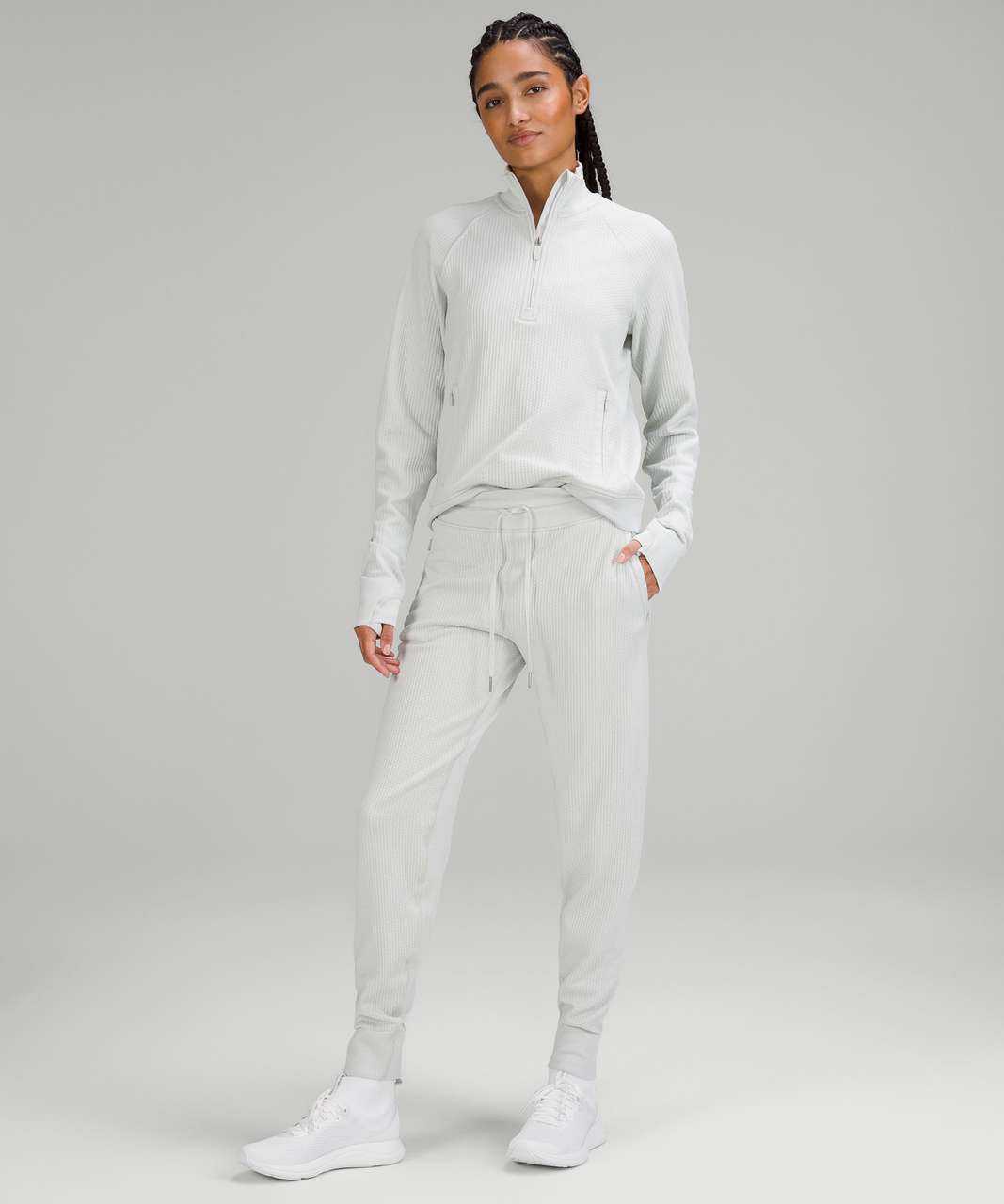 Lululemon Relaxed High-Rise Jogger - White - lulu fanatics