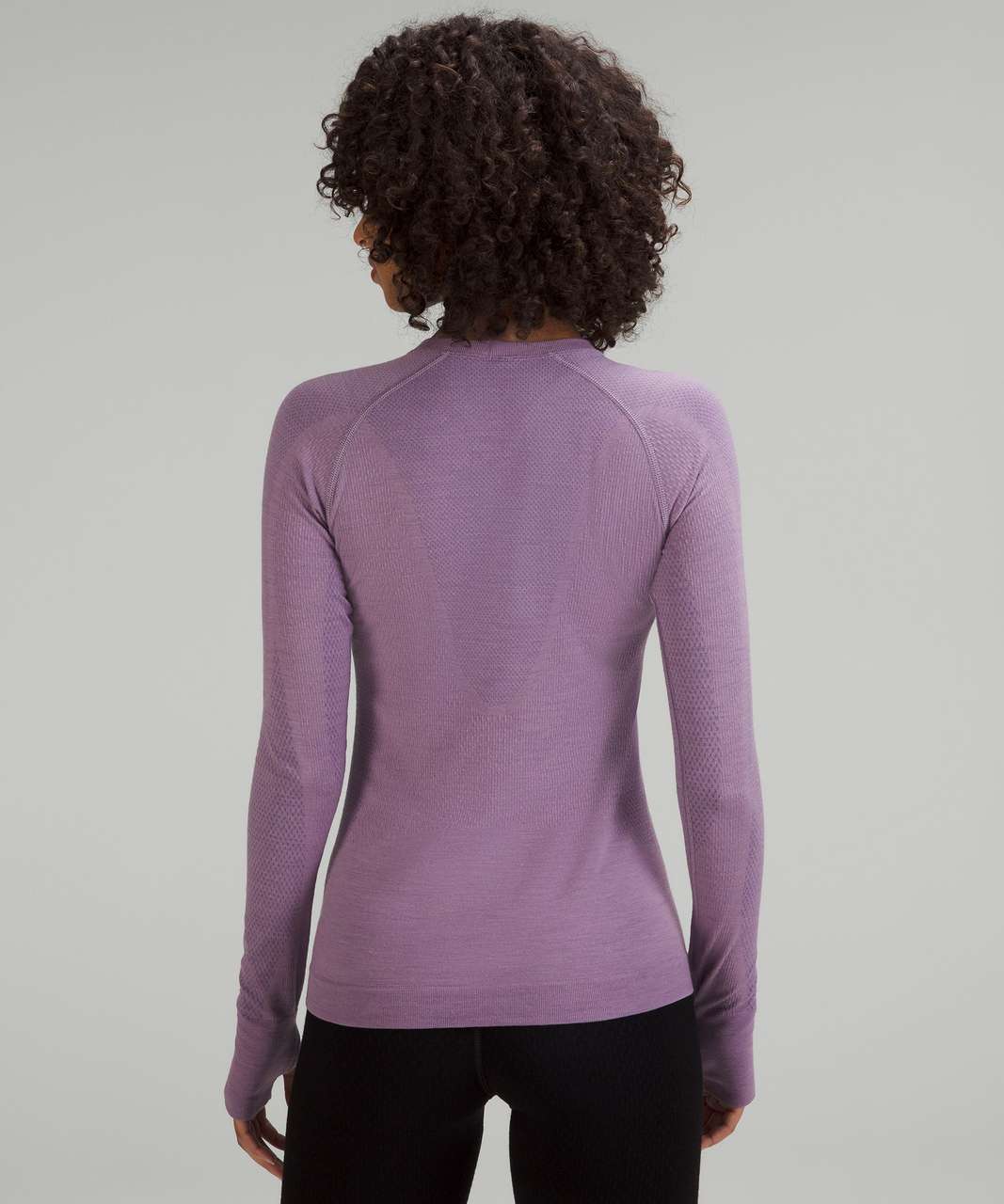 Lululemon Keep the Heat Thermal Long Sleeve Shirt - Purple Ash