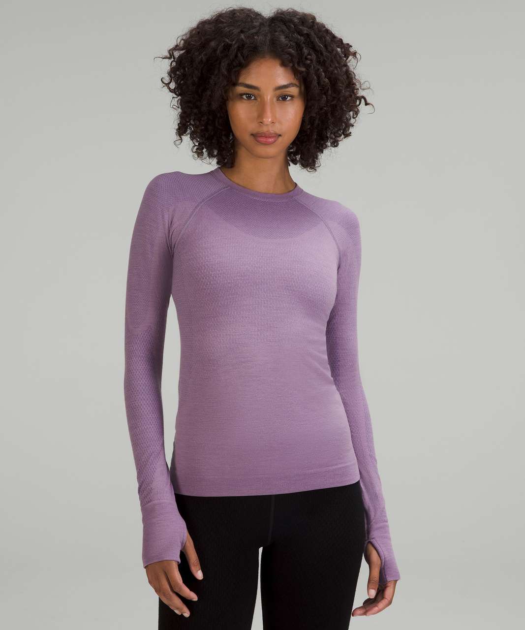 Women's Lululemon Sz 0 Keep The Heat Thermal HR Tight 28” PPAS Lavender  Purple