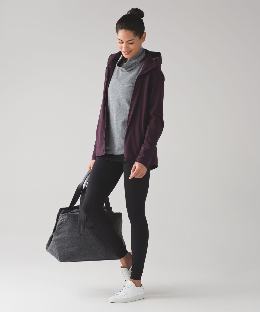 Lululemon Step To It Jacket - Black Cherry