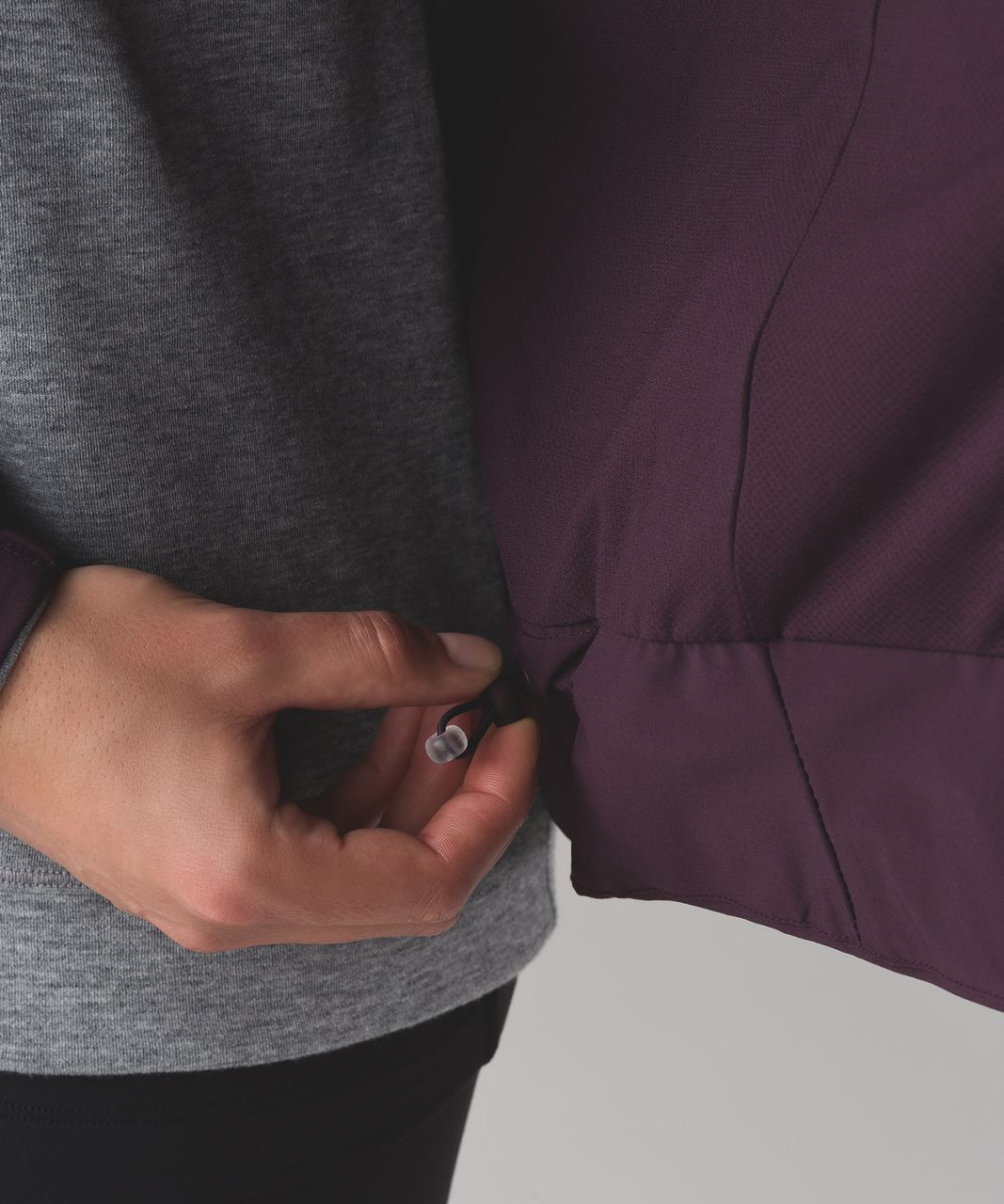 Lululemon Step To It Jacket - Black Cherry