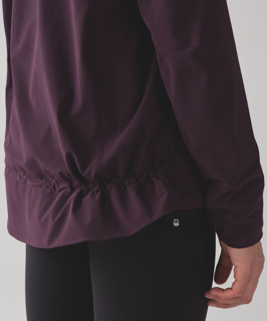 Lululemon Step To It Jacket - Black Cherry