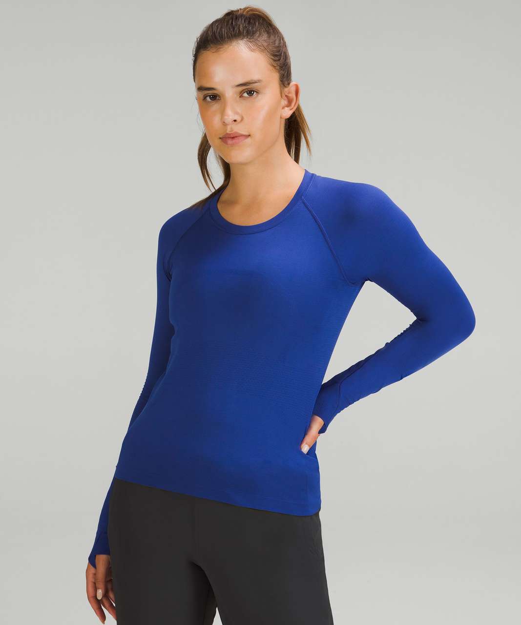 Lululemon Pastel Blue Long Sleeve Swiftly Tech Size 6 - $35 (53% Off  Retail) - From Abbi