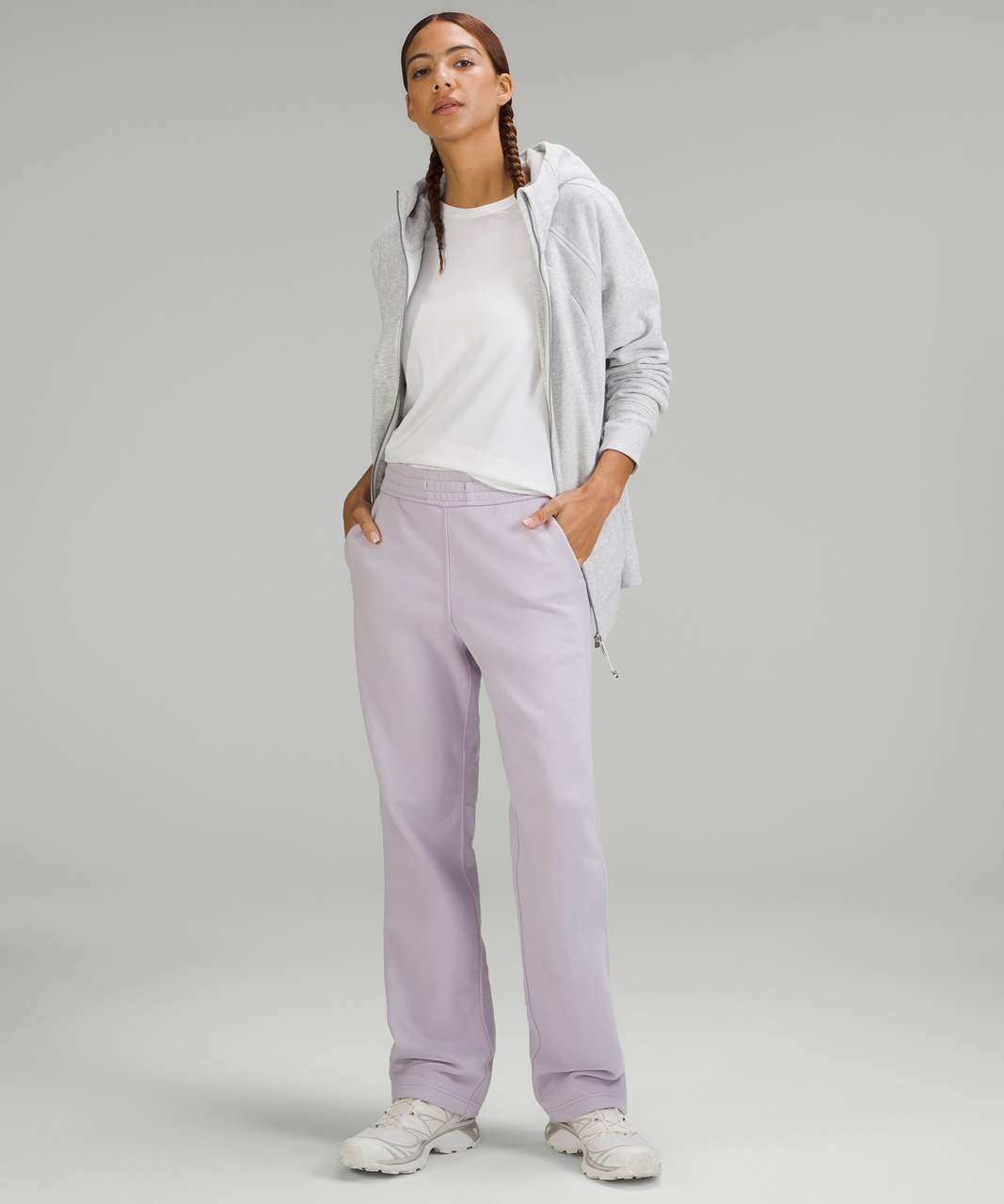 Lululemon Loungeful Straight Leg Pant - Faint Lavender - lulu fanatics