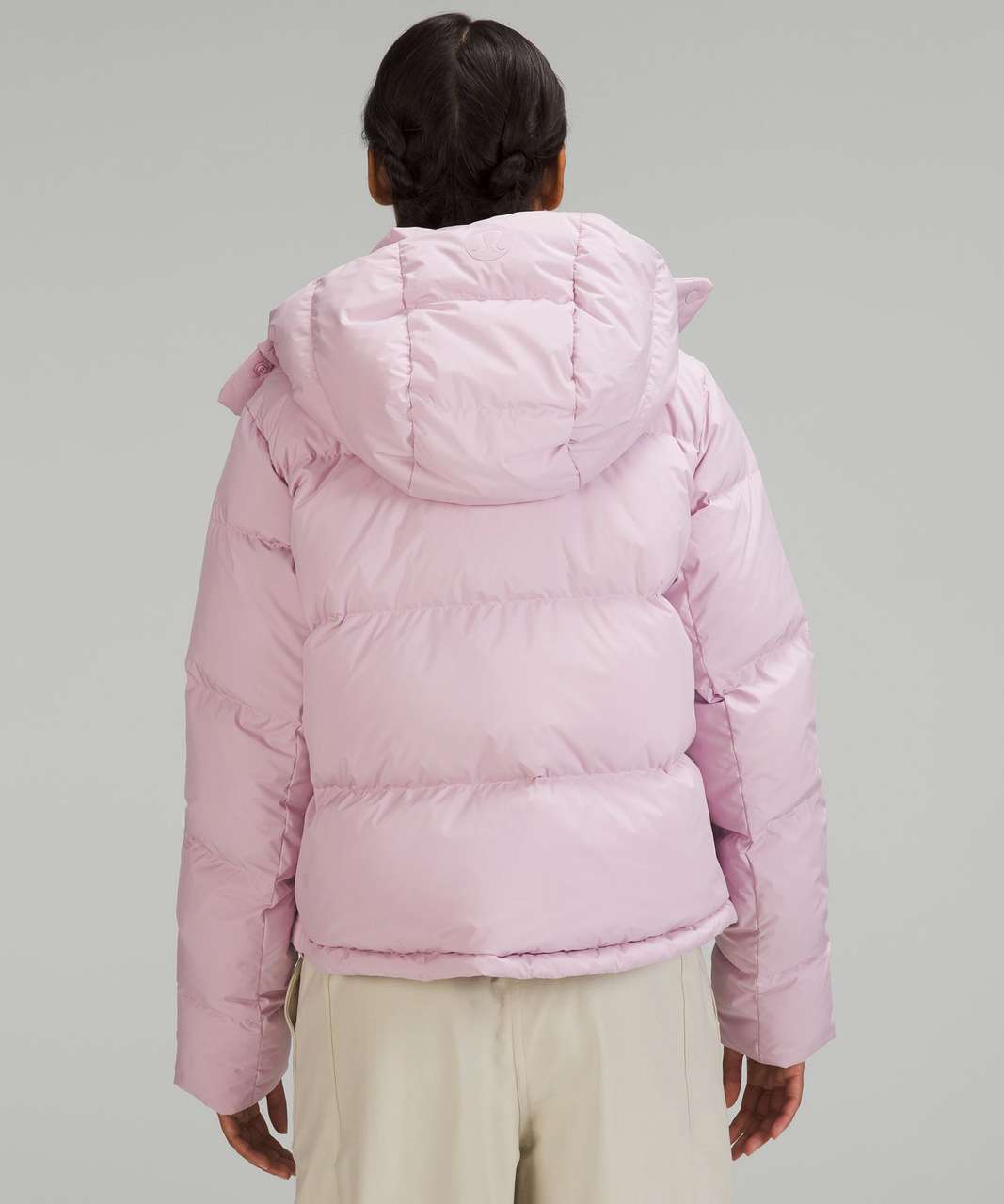 Lululemon Wunder Puff Cropped Jacket - Pink Peony - lulu fanatics