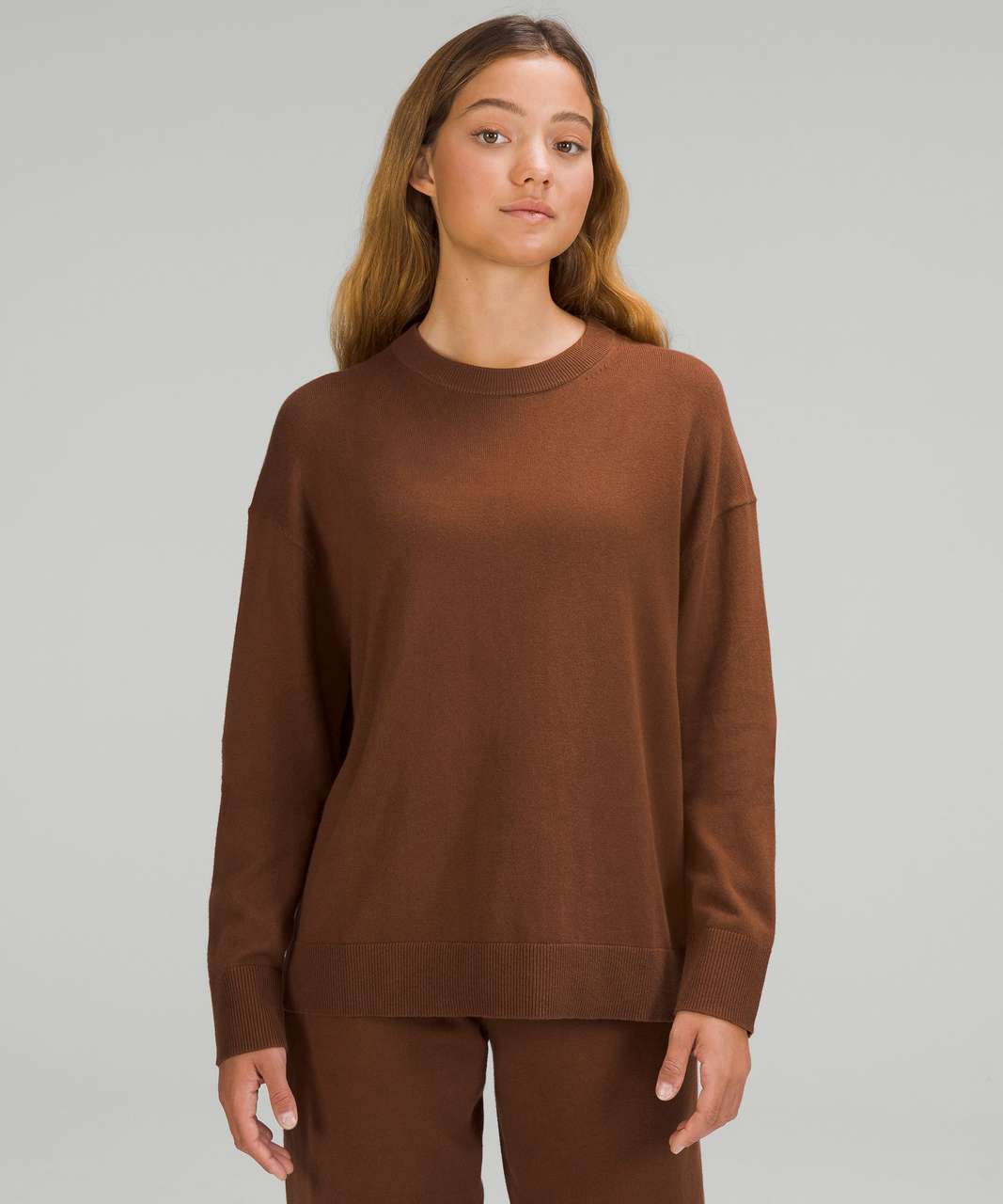 Copper, Cashmere Merino Crew Neck Jumper