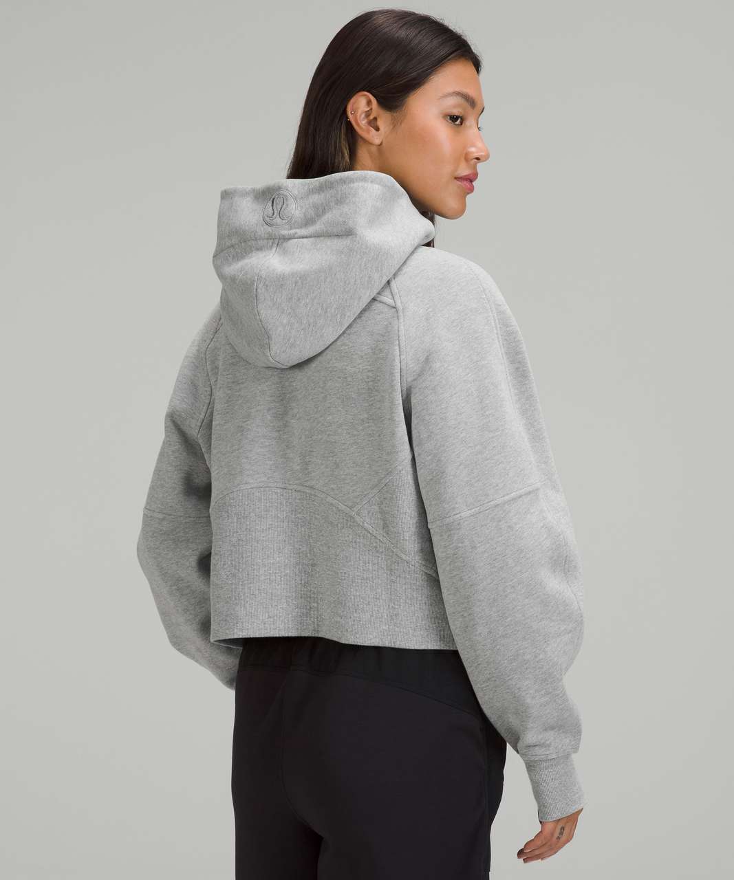 Lululemon Scuba Oversized Half-Zip Hoodie - Heathered Core Medium Grey