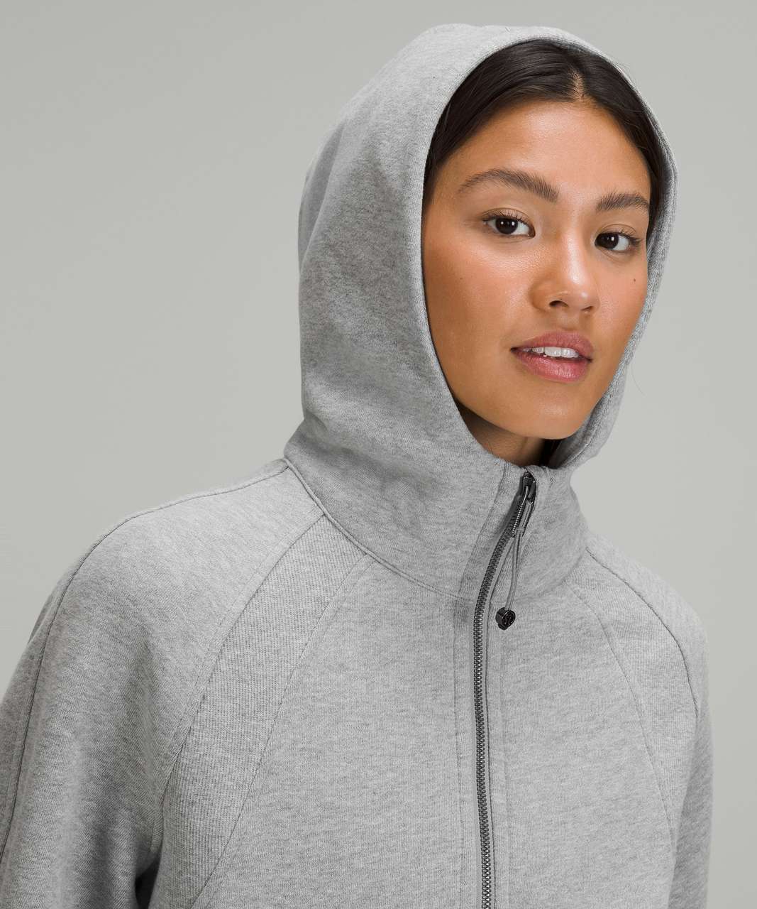 Lululemon Scuba Oversized Half-Zip Hoodie - Heathered Core Medium Grey -  lulu fanatics