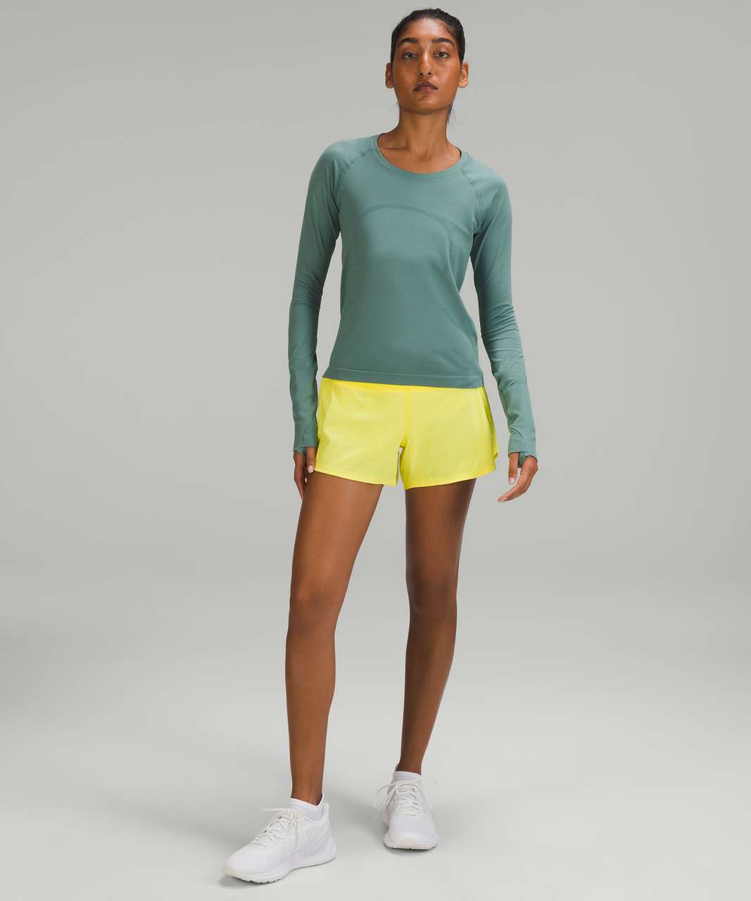 Lululemon Swiftly Tech Long Sleeve Shirt 2.0 *Race Length - Tidewater Teal  / Tidewater Teal - lulu fanatics