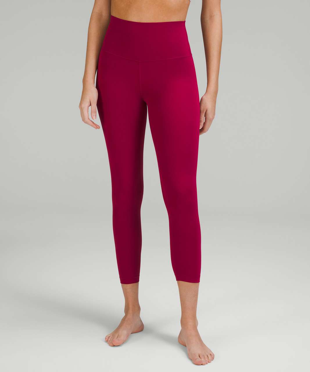 Lululemon Align Wide Leg Crop 23 - Soft Cranberry - lulu fanatics