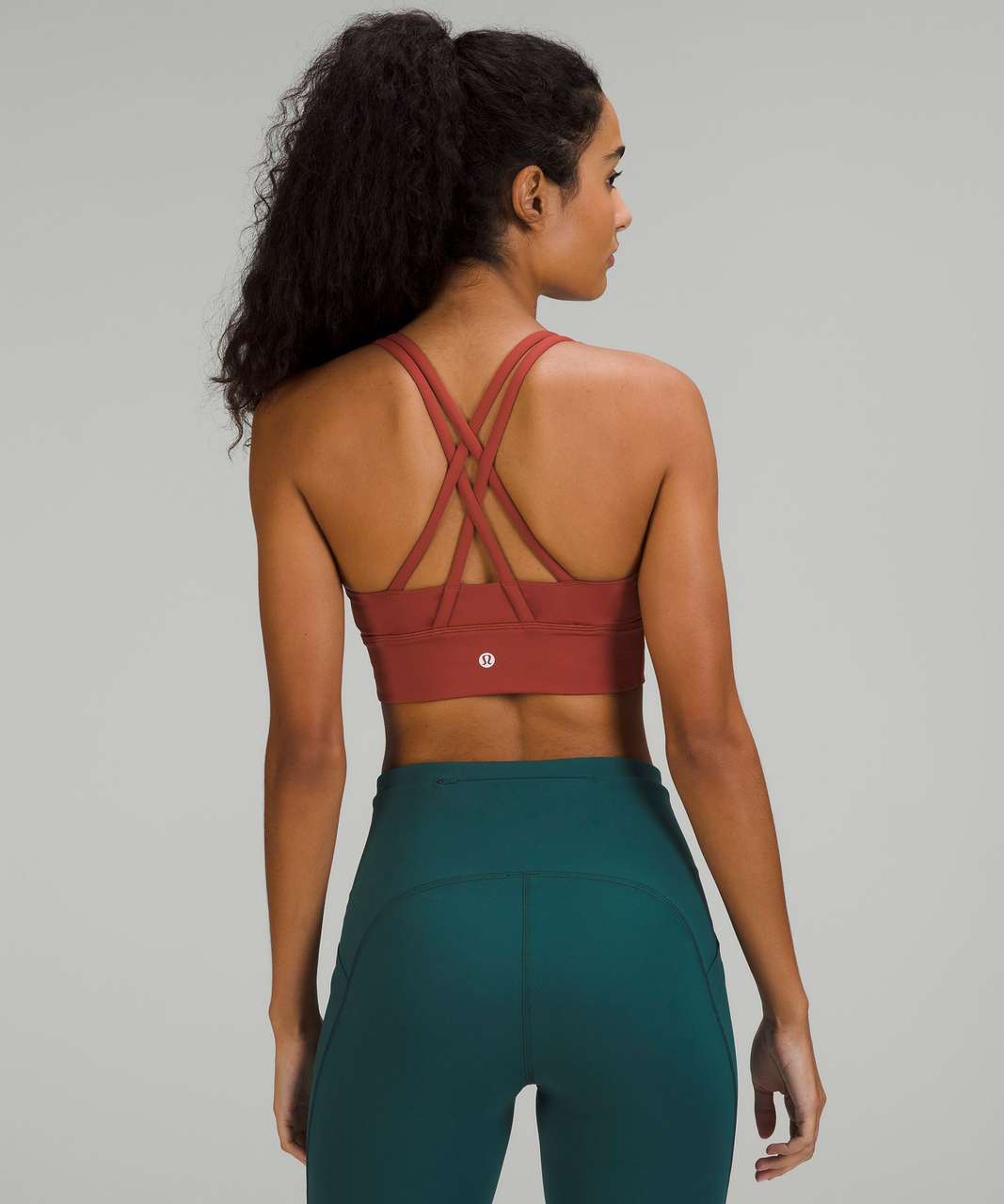 Lululemon Energy Longline Bra *Medium Support, B–D Cups - Strawberry  Milkshake - lulu fanatics