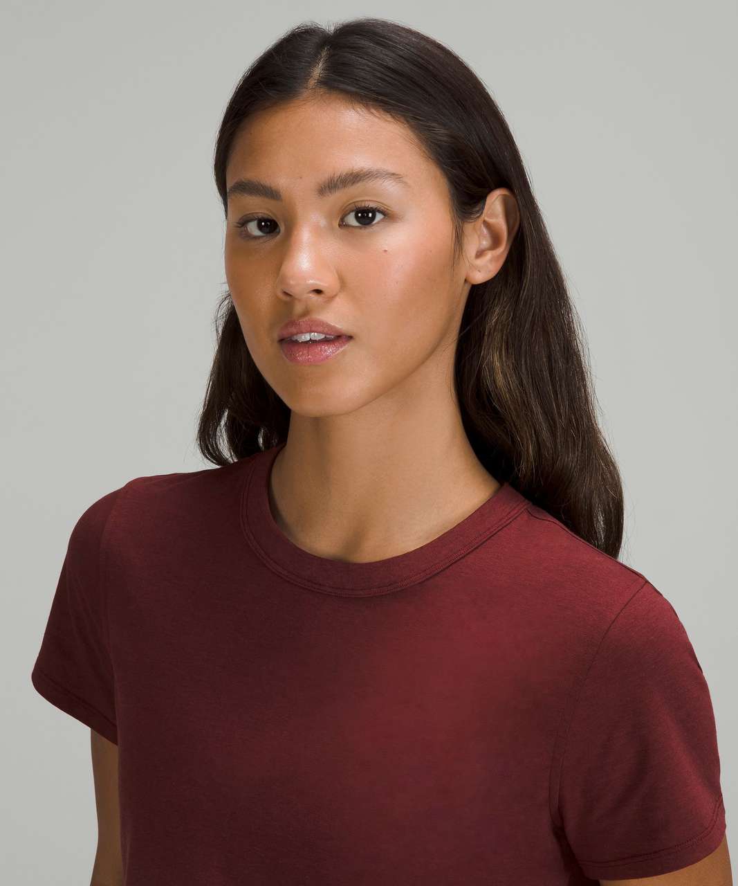 Lululemon Classic-Fit Cotton-Blend T-Shirt - Red Merlot