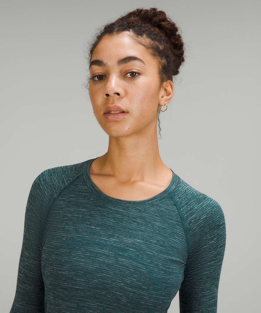 Lululemon Swiftly Tech Long Sleeve Shirt 2.0 - Wee Are From Space Green Jasper