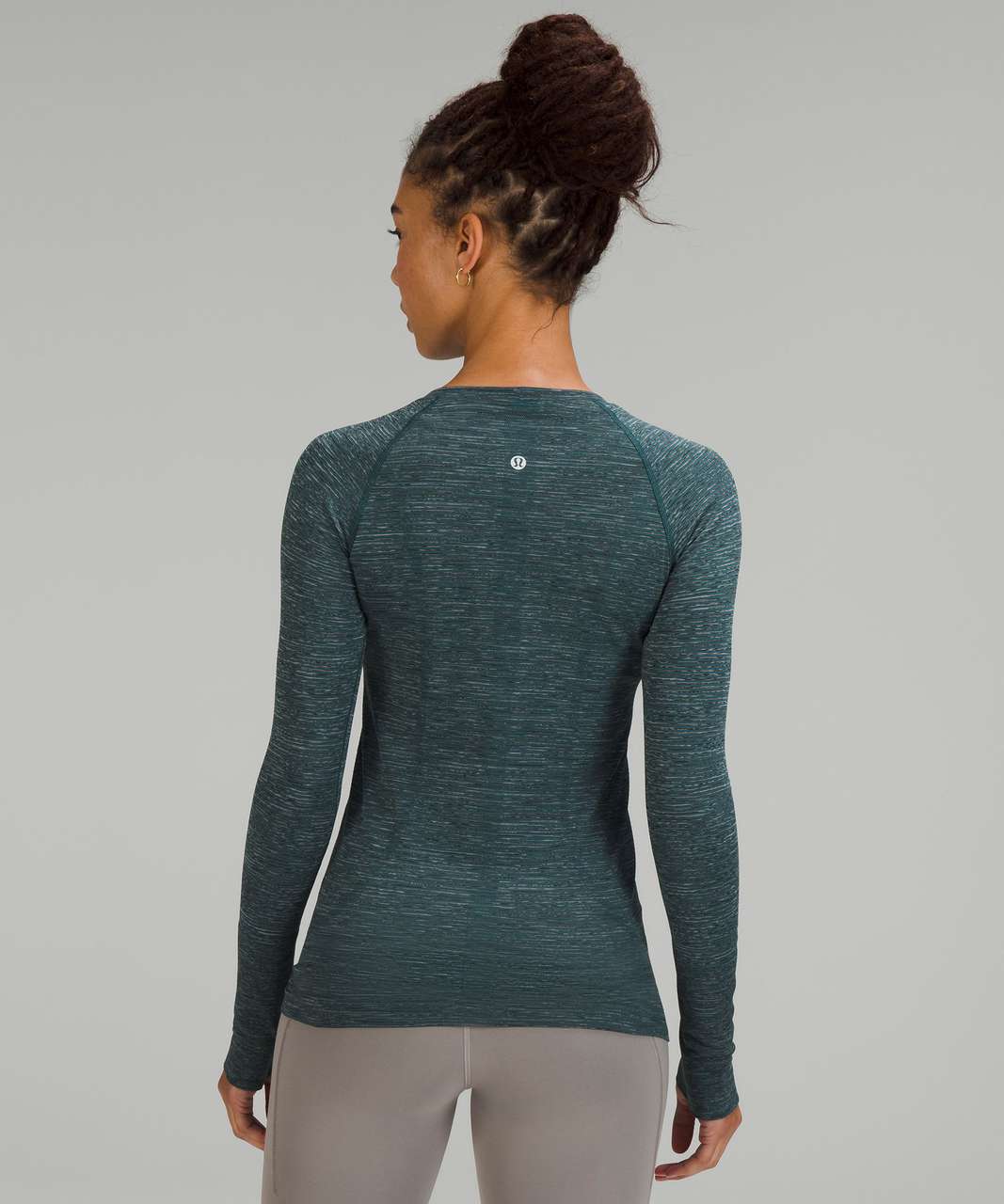 Lululemon Swiftly Tech Long Sleeve Shirt 2.0 - Wee Are From Space Green Jasper