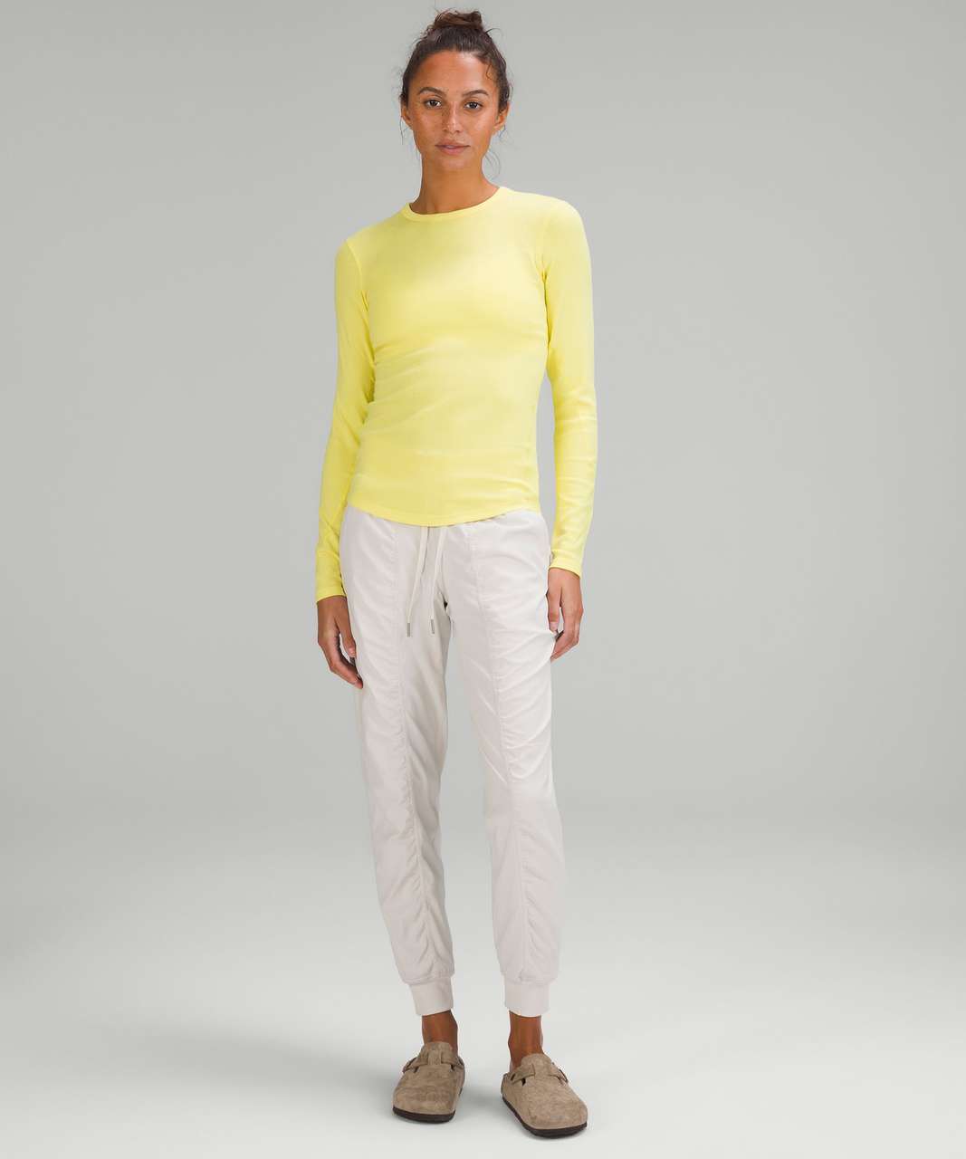 Lululemon Hold Tight Long Sleeve Shirt - Sunlight Yellow