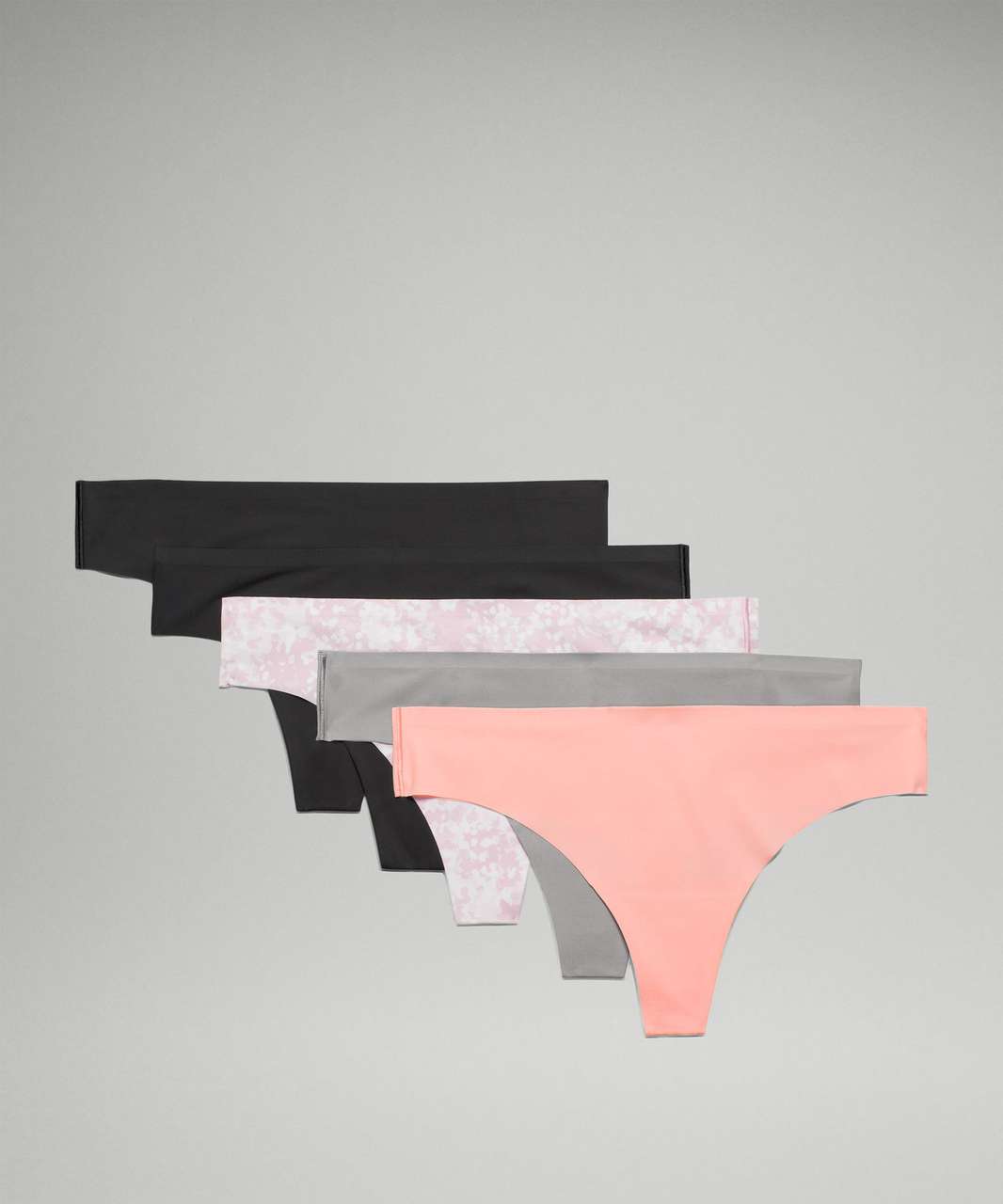 Lululemon InvisiWear Mid-Rise Thong Underwear *3 Pack - Vintage Rose / Sea  Frost / Meadowsweet Pink - lulu fanatics