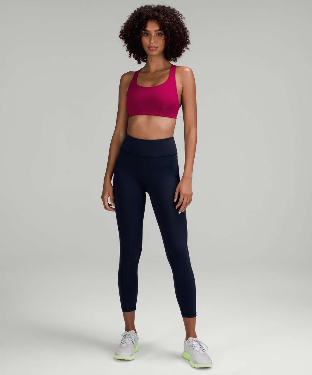 Lululemon Wunder Train Long-Line Bra *Medium Support, C/D Cups - Sonic Pink  - lulu fanatics