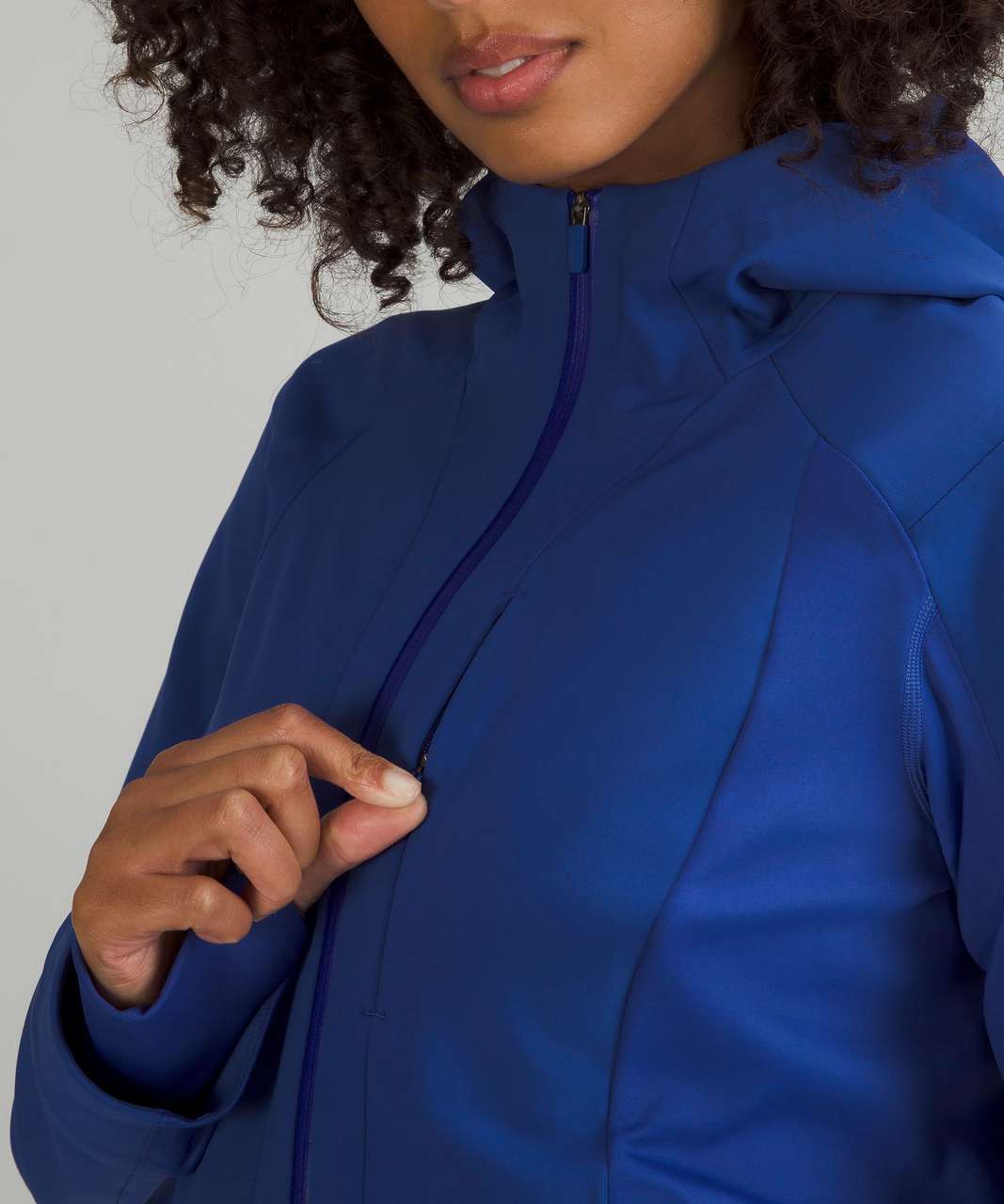 New Lululemon Cross Chill Jacket RepelShell size 6 Sheer Blue