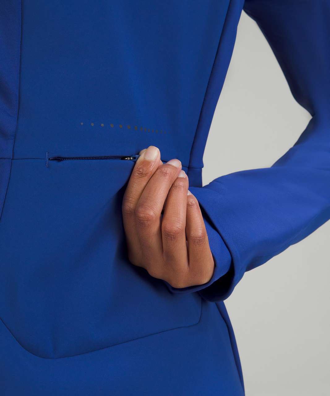 New Lululemon Cross Chill Jacket RepelShell Blue Linencolor size 6