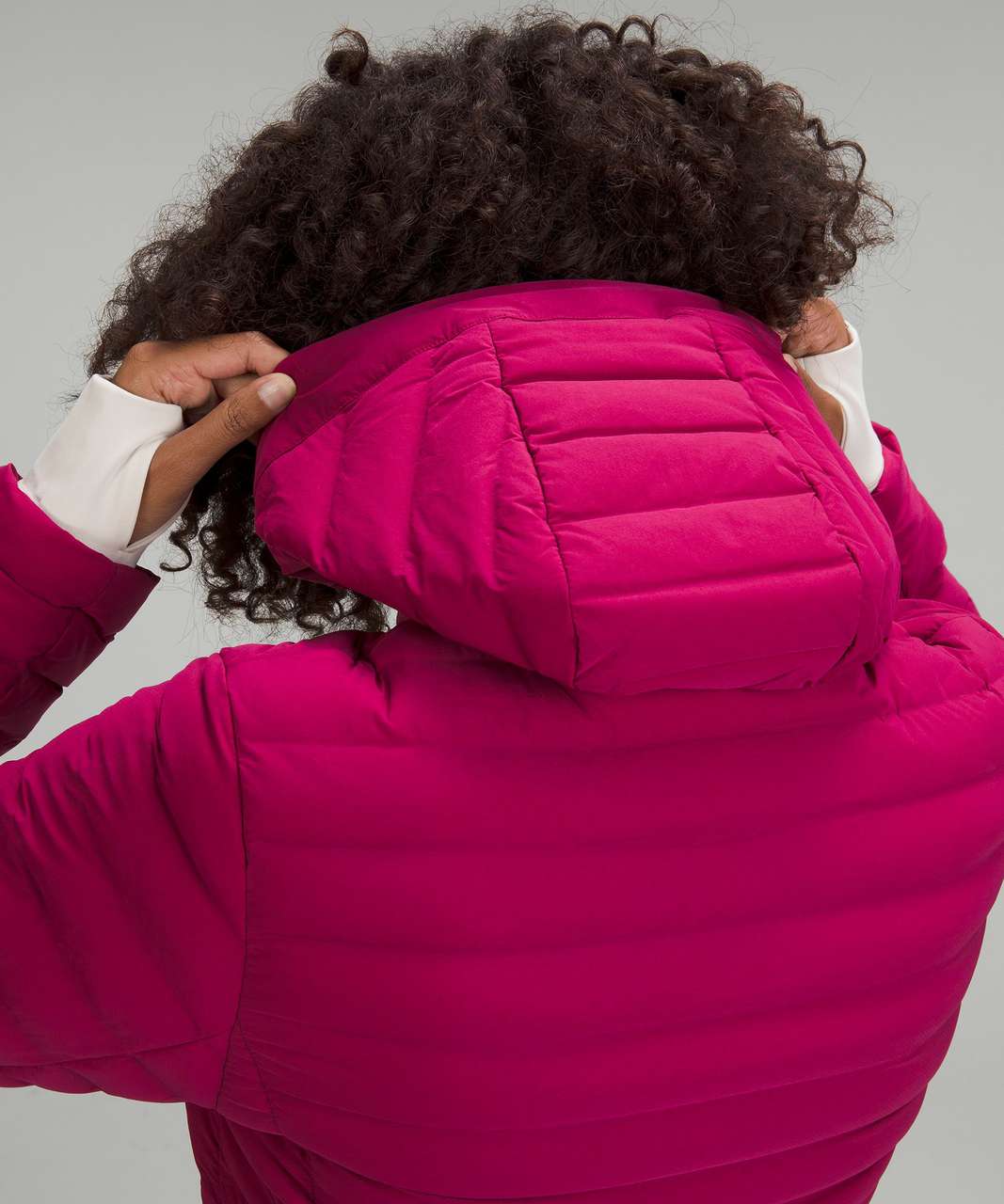 Lululemon Pack It Down Long Jacket - Pomegranate