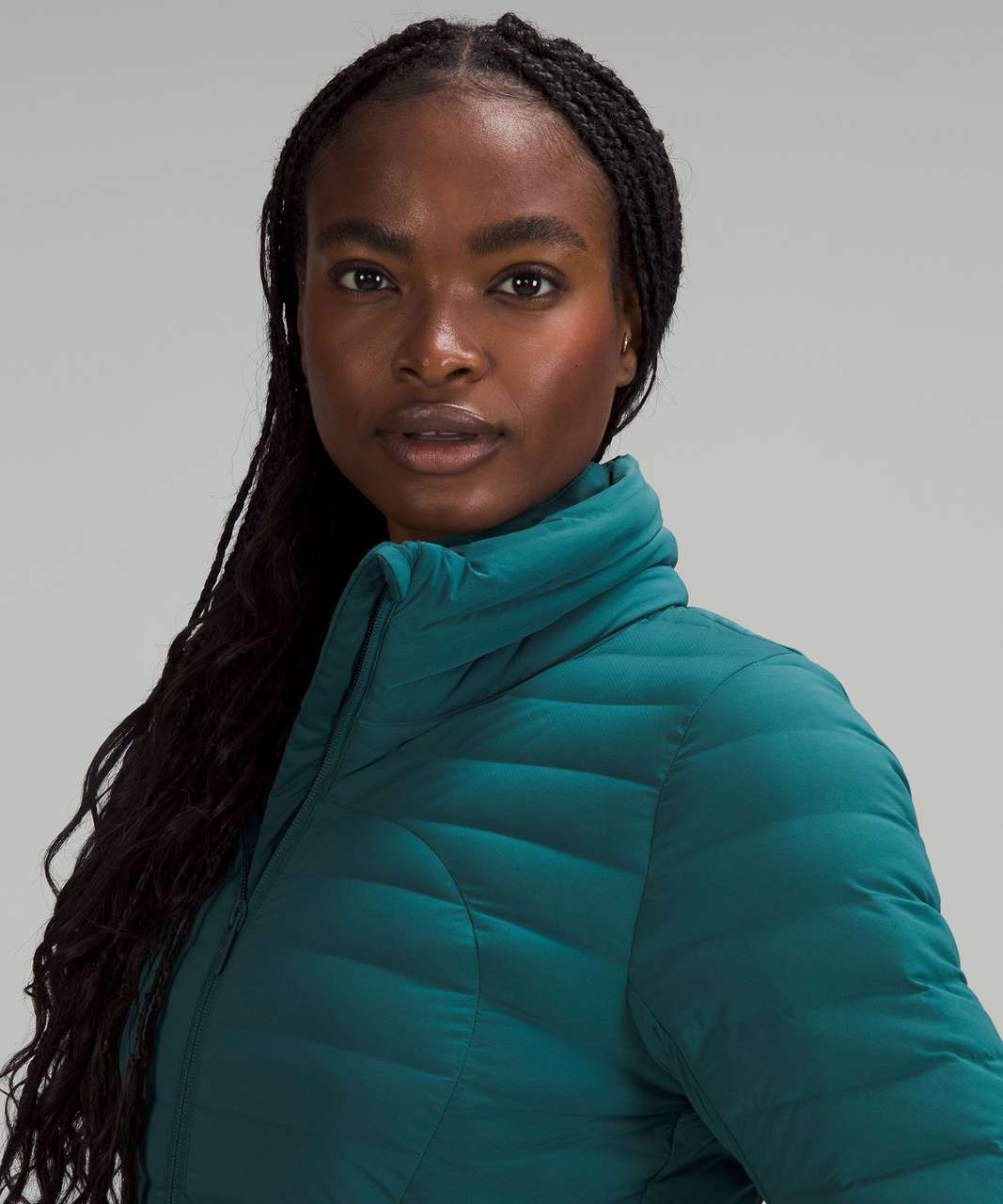 Lululemon Pack It Down Long Jacket - Green Jasper