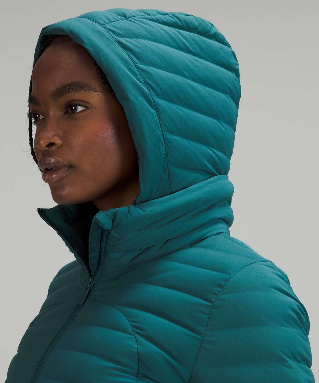 Lululemon Pack It Down Long Jacket - Green Jasper