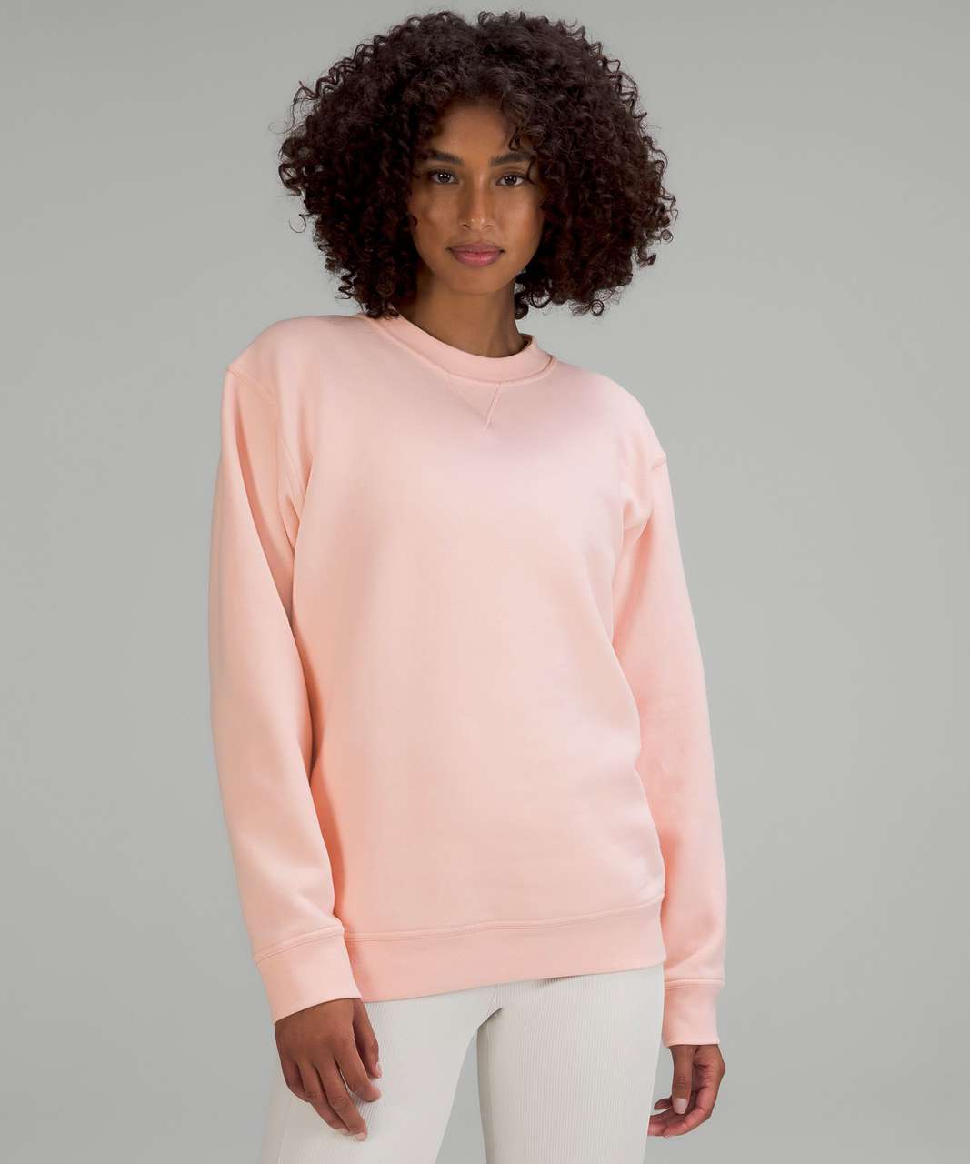 Lululemon All Yours Crew *Fleece - Pink Mist